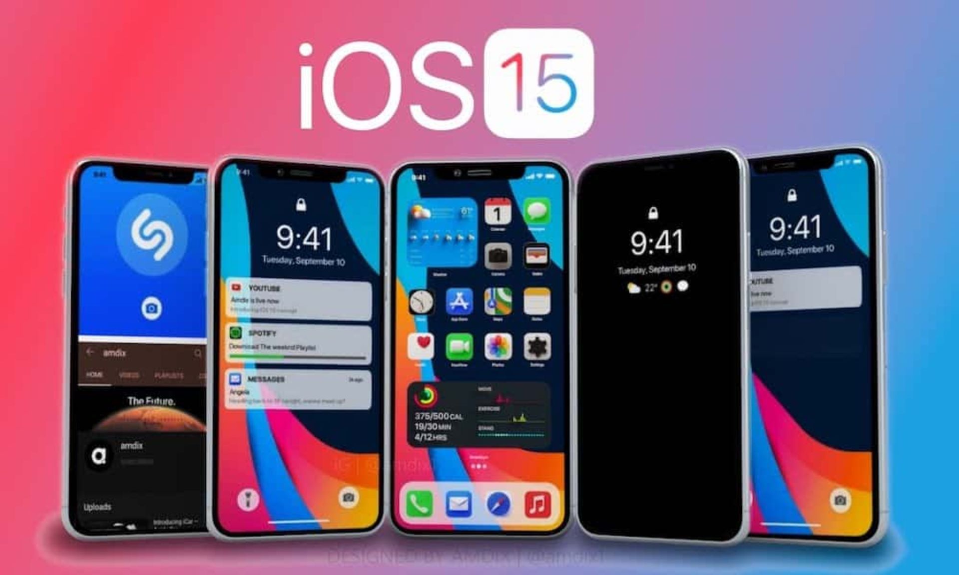 مفهومی از iOS 15