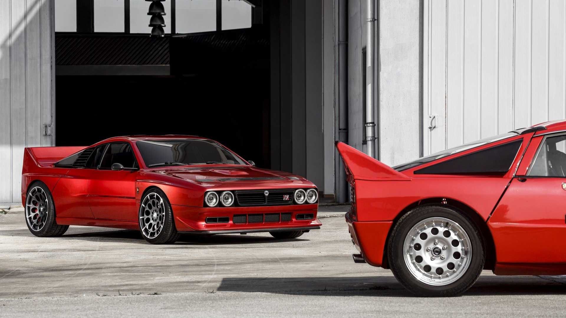نمای جلو کیمرا ایوو 37 لانچیا 037 / Kimera EVO37 Lancia 037 قرمز رنگ
