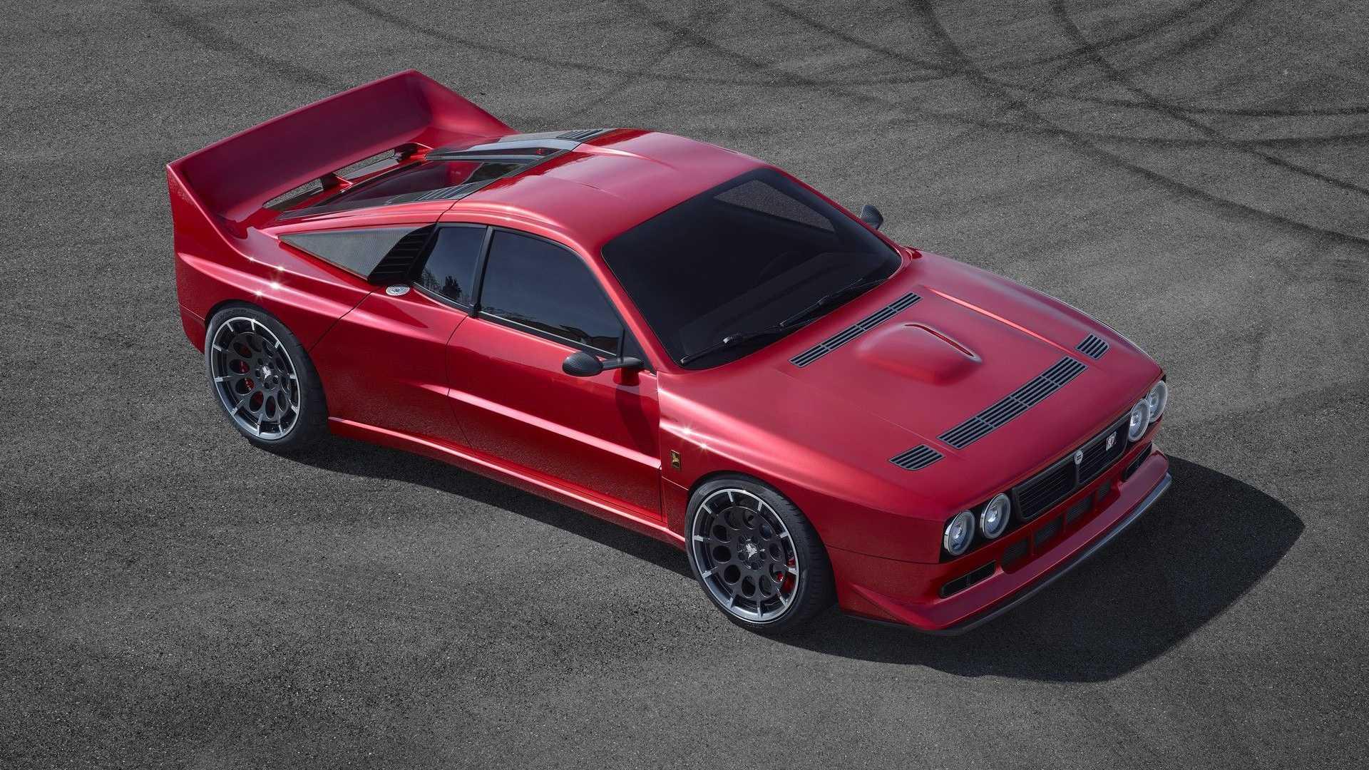 نمای بالا کیمرا ایوو 37 لانچیا 037 / Kimera EVO37 Lancia 037 قرمز رنگ