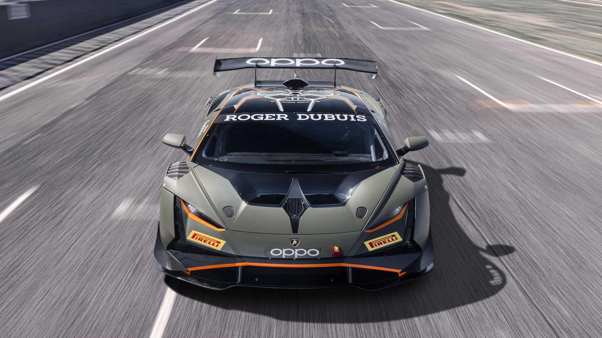 نمای جلو خودرو سوپراسپرت لامبورگینی هوراکان سوپر تروفئو اوو2 / Lamborghini Huracan Super Trofeo EVO2