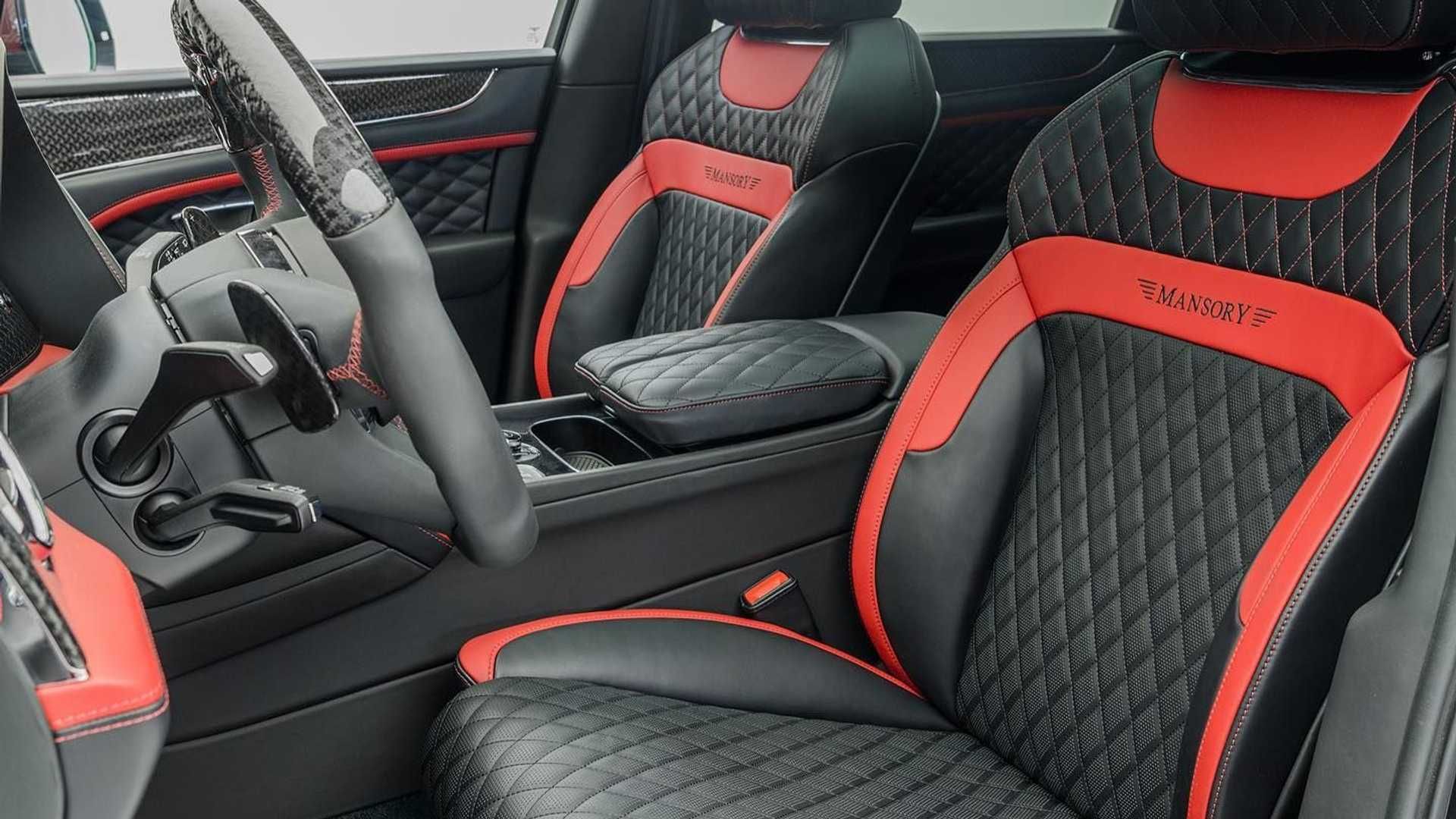 نمای صندلی بنتلی بنتایگا منصوری Mansory Bentley Bentayga Facelift