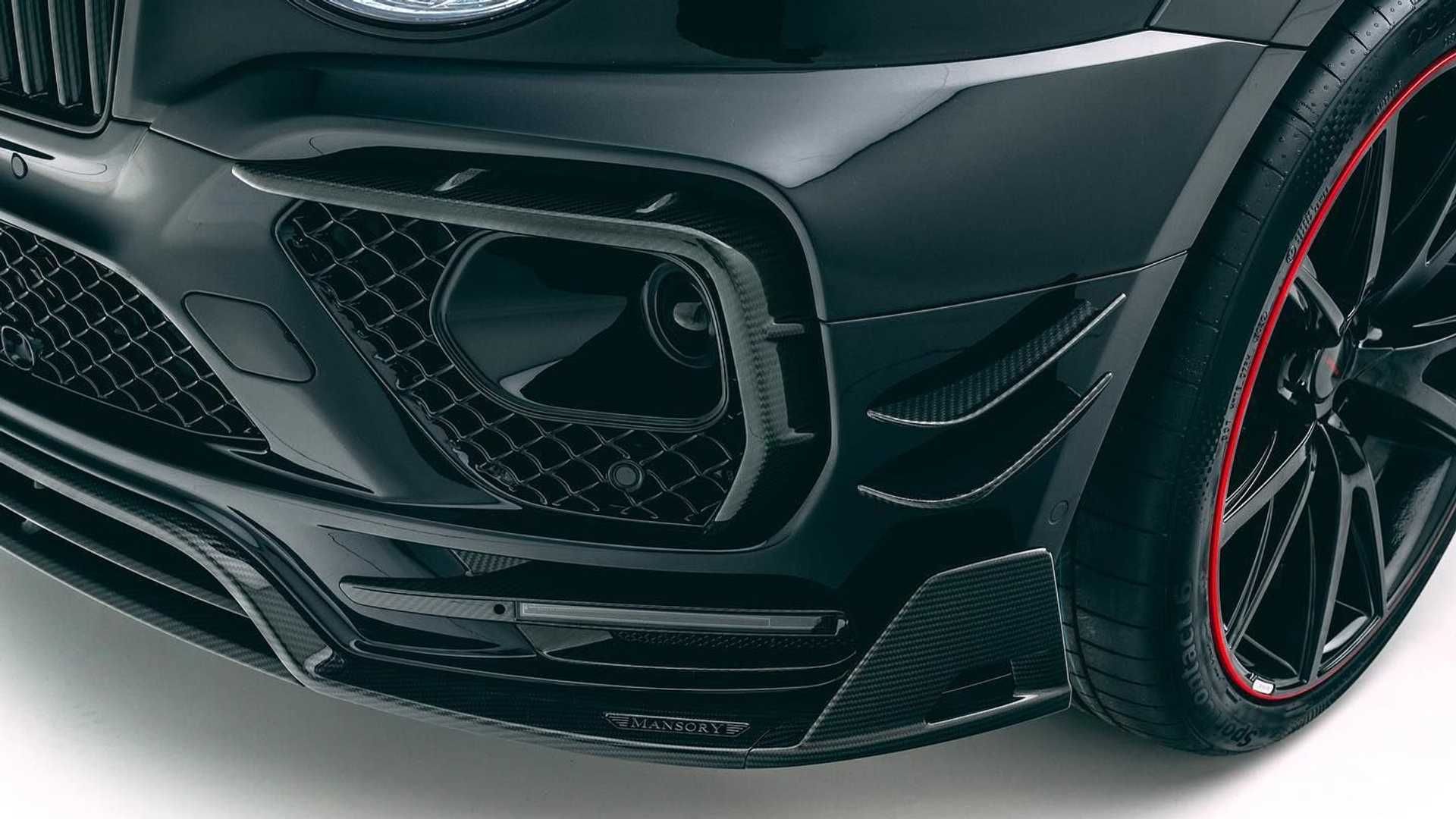 نمای سپر بنتلی بنتایگا منصوری Mansory Bentley Bentayga Facelift