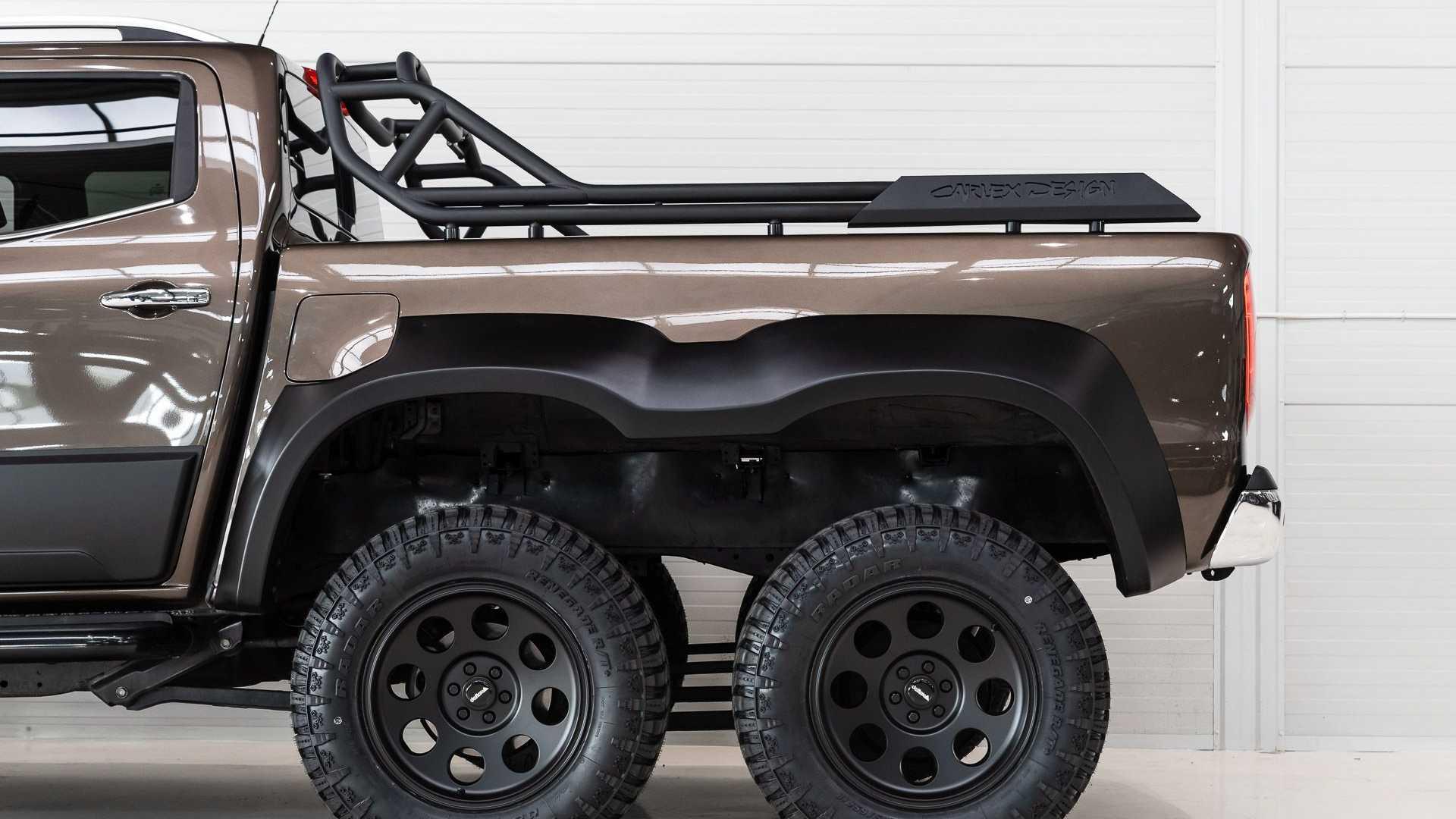 کفی عقب وانت پیکاپ 6 چرخ مرسدس بنز X کلاس / Mercedes X-Class Six-Wheeler