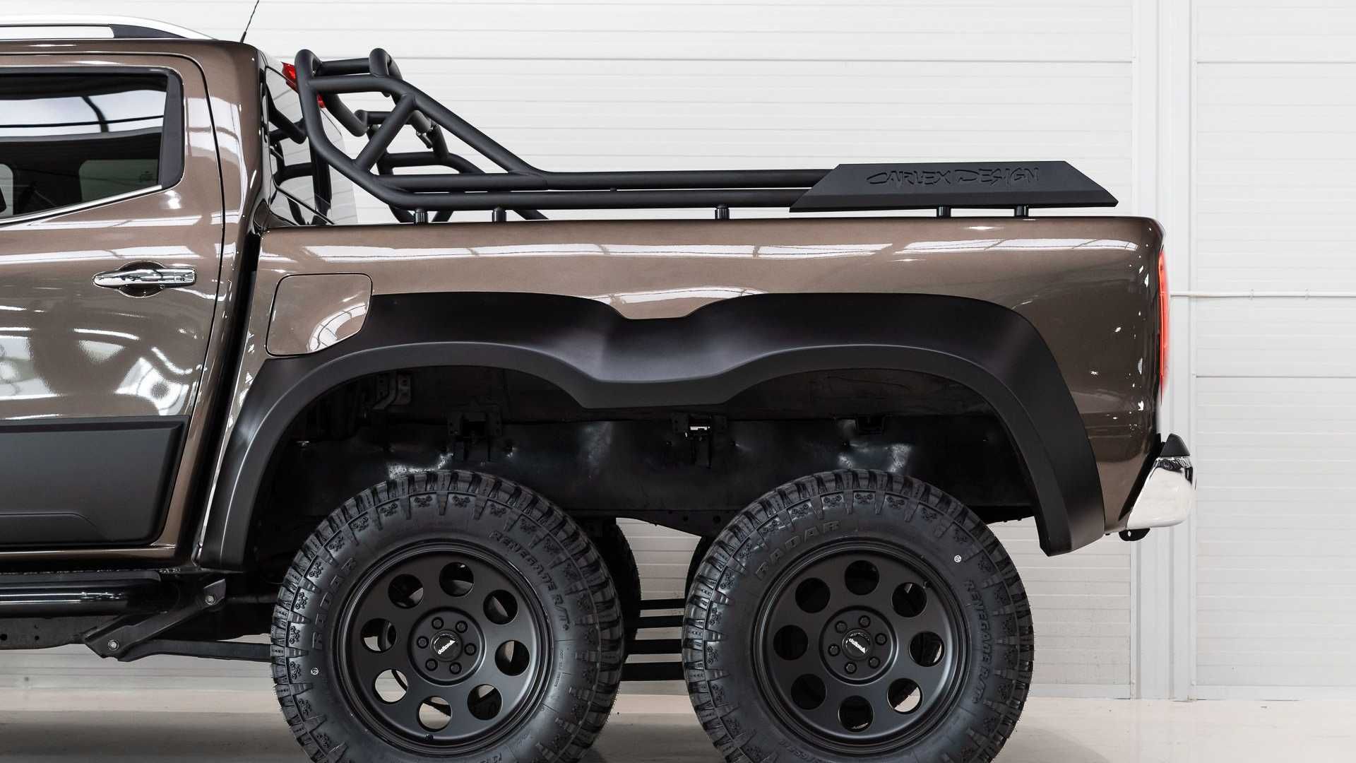 کفی عقب وانت پیکاپ 6 چرخ مرسدس بنز X کلاس / Mercedes X-Class Six-Wheeler