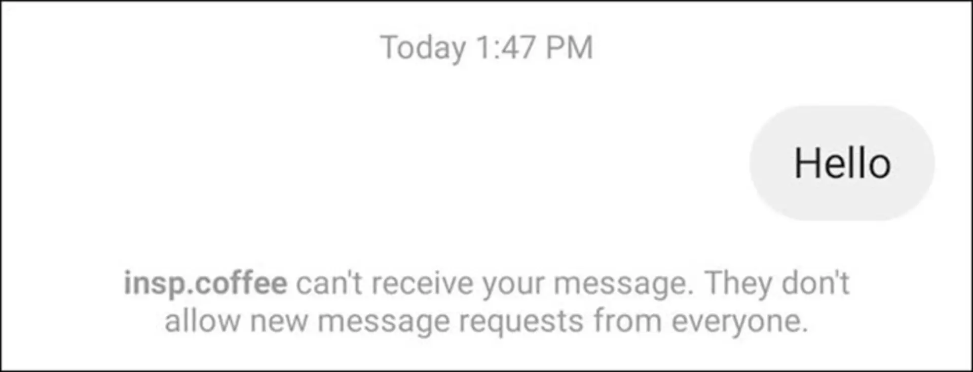 غیرفعال سازی message requests