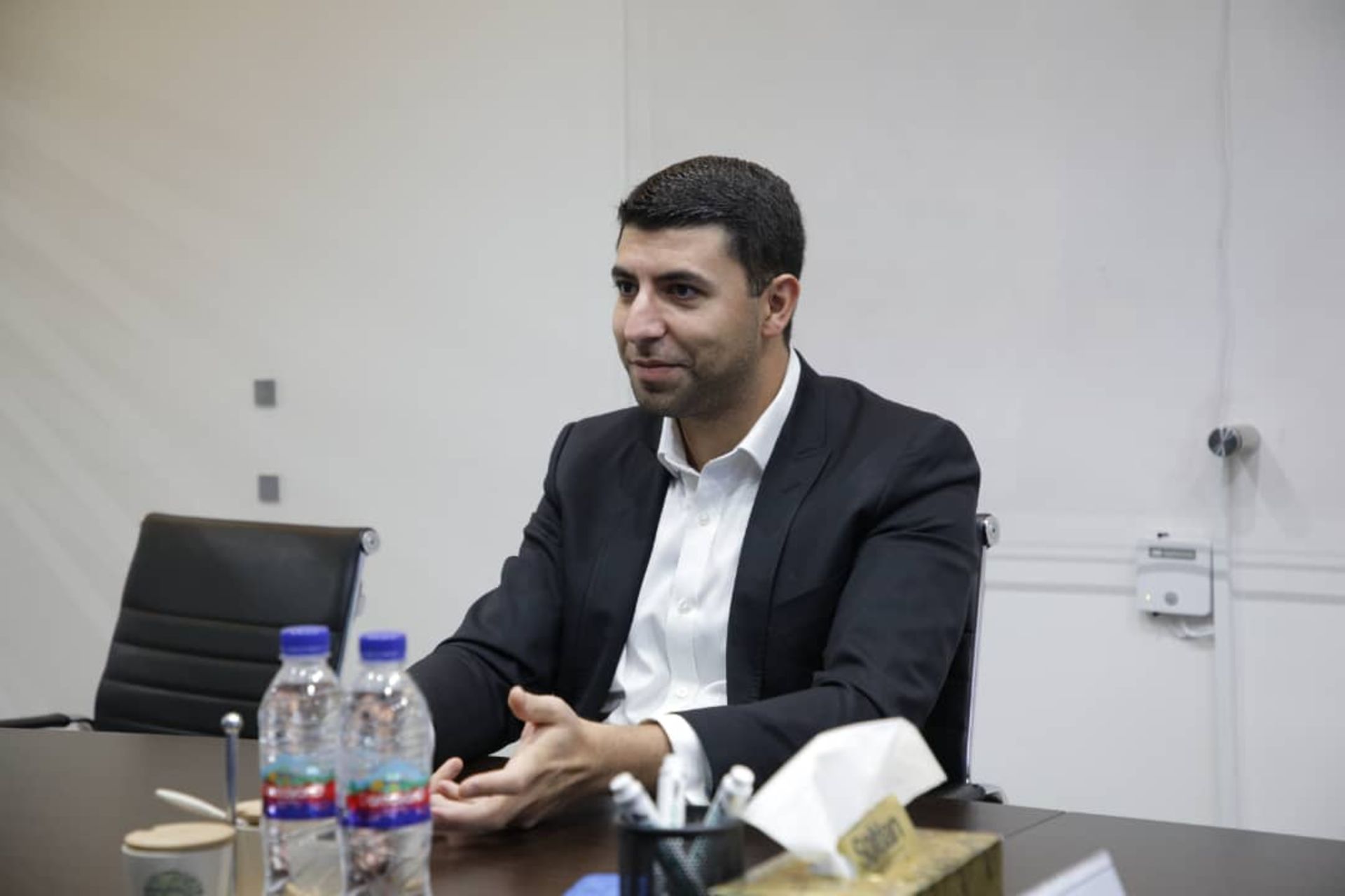 مهدی نایبی، مدیرعامل الوپیک درحال صحبت