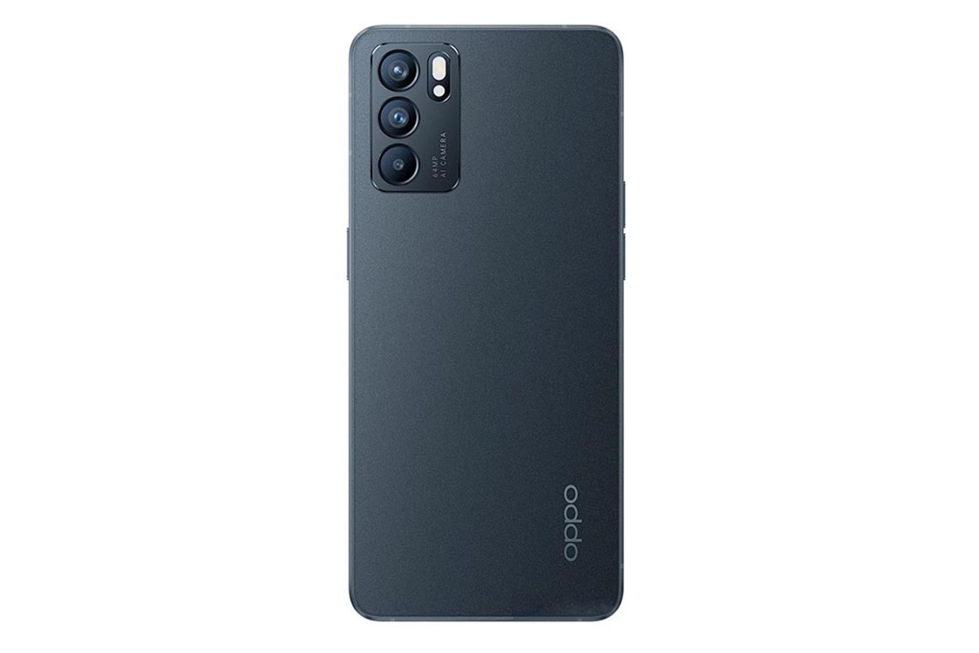 پنل پشت گوشی موبایل رنو 6 اوپو نسخه 5G Oppo Reno6 5G مشکی