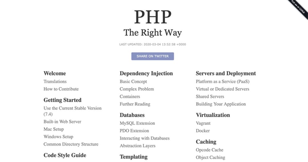 آموزش پی اچ پی php the right way