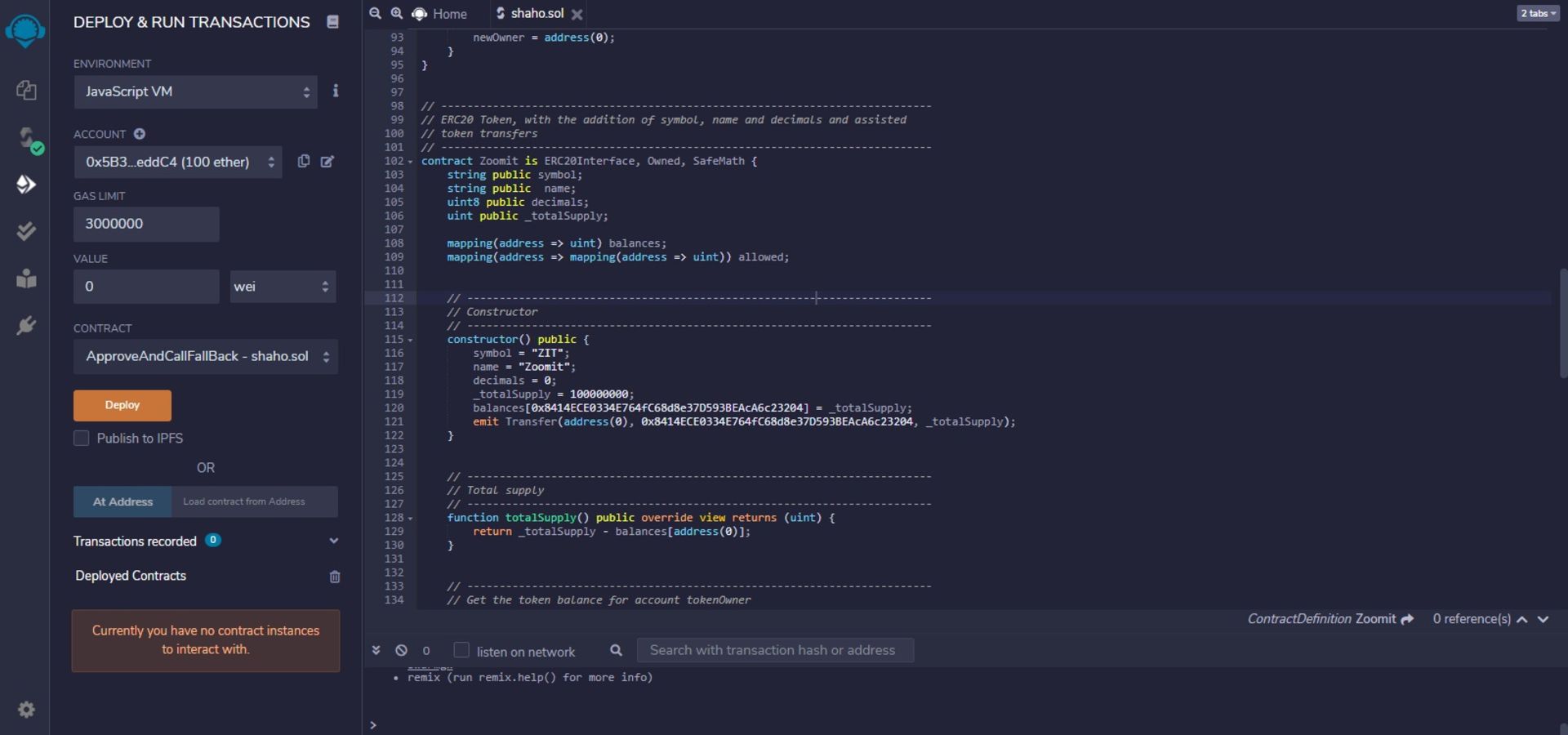 ایجاد توکن در رمیکس