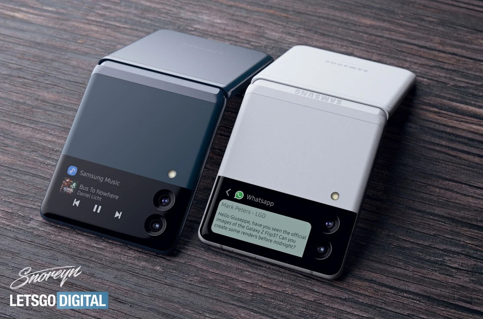 رندر گلکسی زد فلیپ ۳