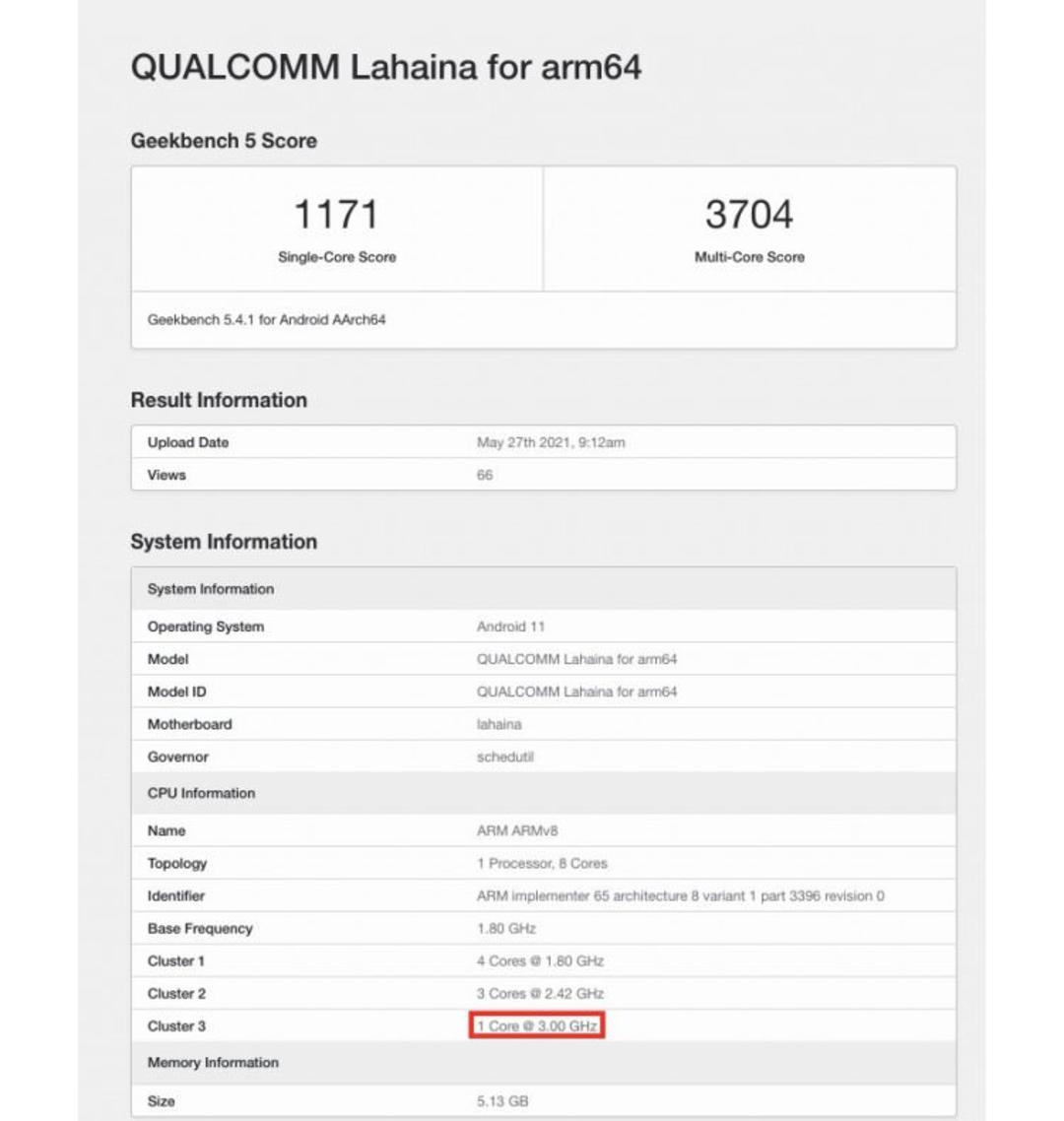 بنچمارک اسنپدراگون 888 پلاس کوالکام