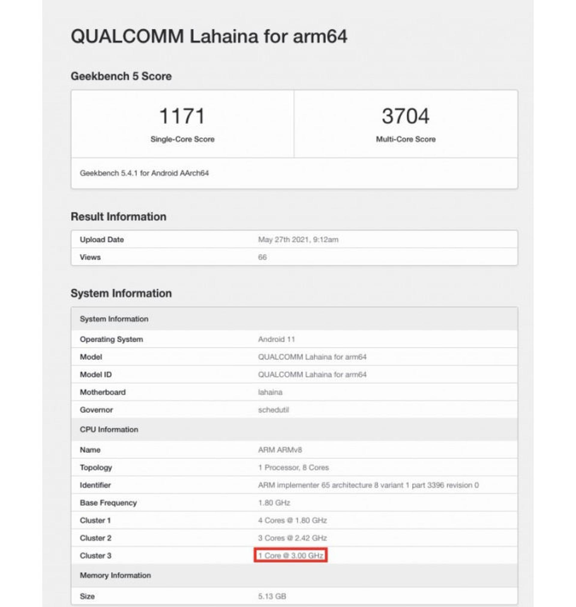 بنچمارک اسنپدراگون 888 پلاس کوالکام