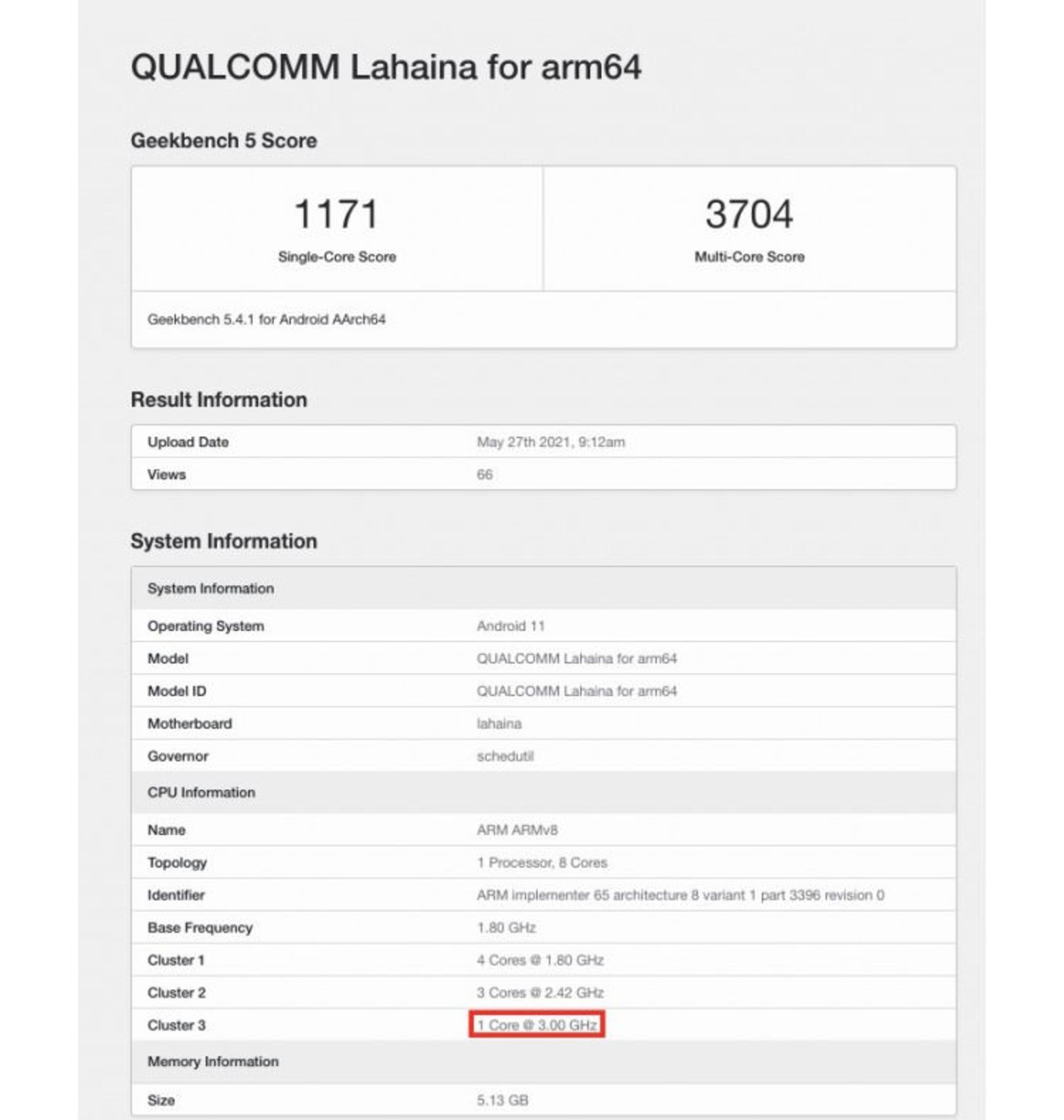 بنچمارک اسنپدراگون 888 پلاس کوالکام