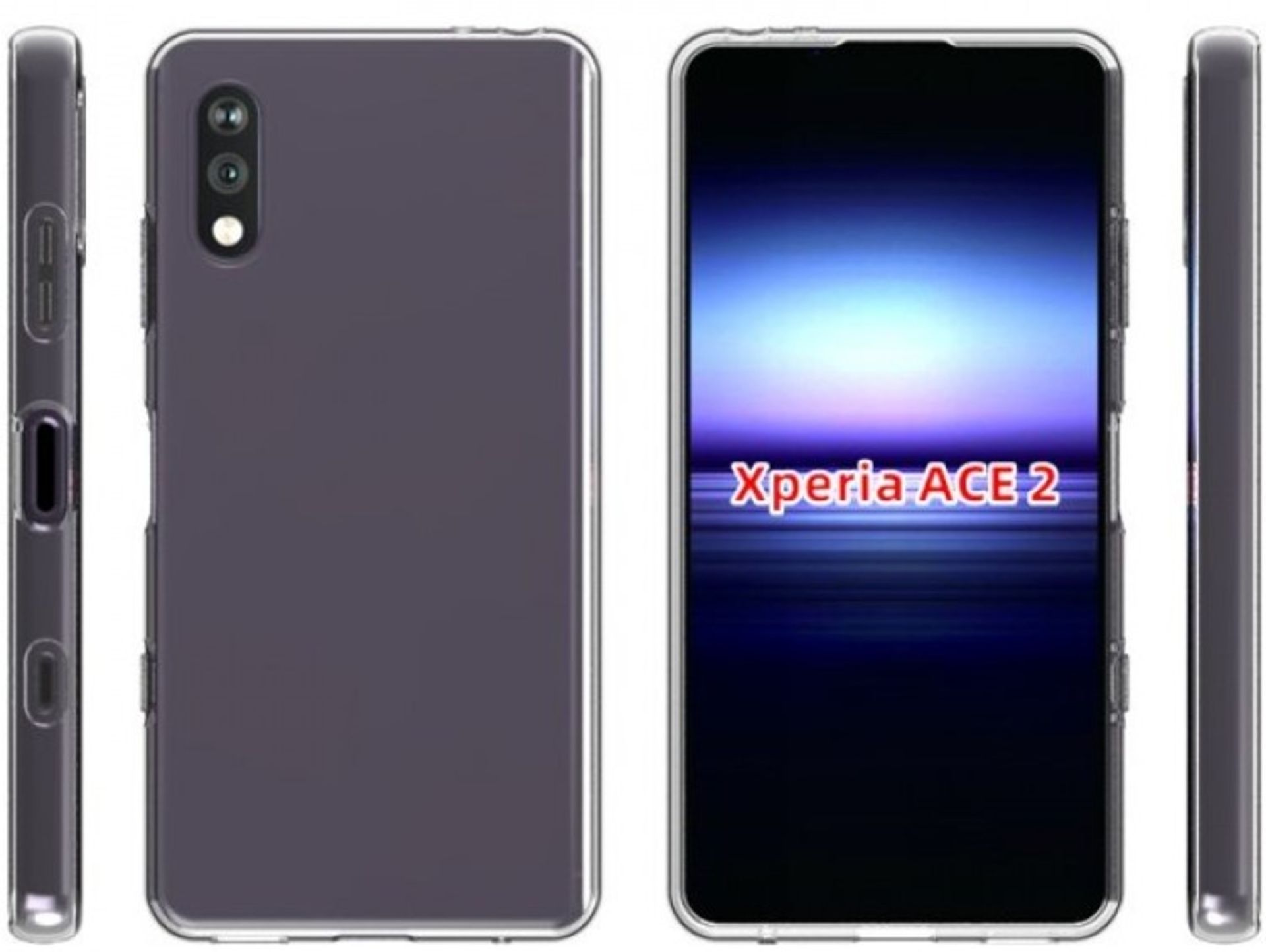 نمای جلو،پست و بغل اکسپریا ایس ۲