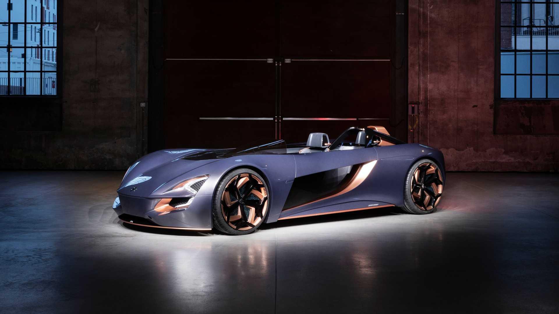 نمای روستر مفهومی سوزوکی میسانو / Suzuki Misano Concept Roadster نقره ای رنگ