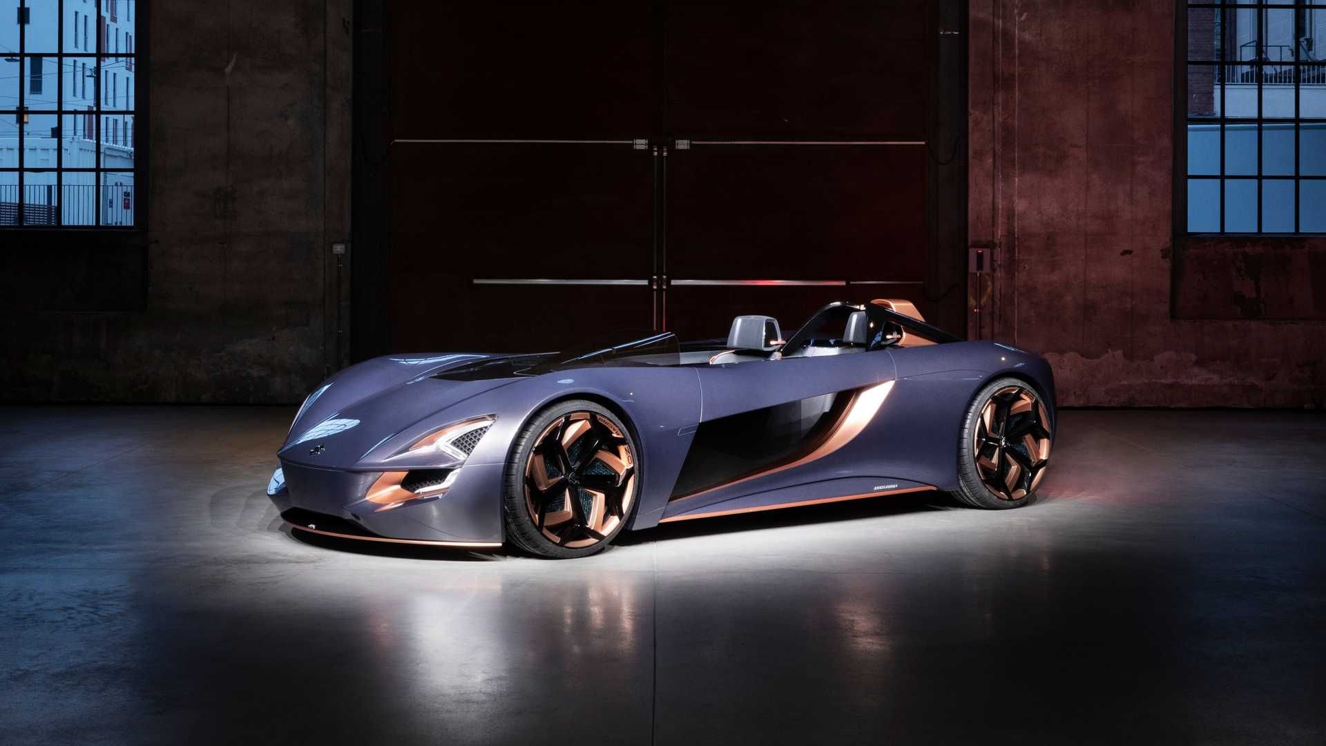 نمای روستر مفهومی سوزوکی میسانو / Suzuki Misano Concept Roadster نقره ای رنگ