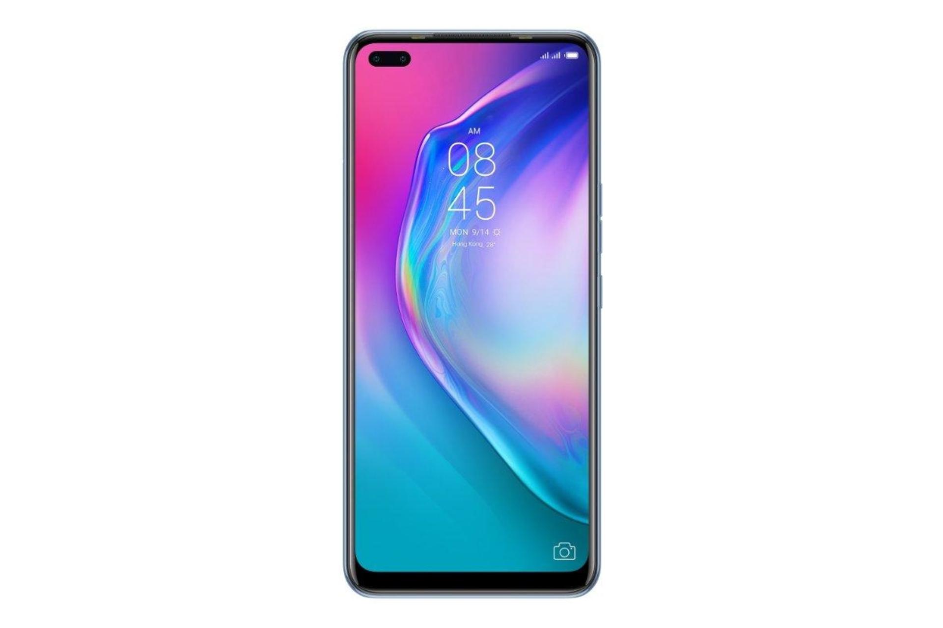 پنل جلو گوشی موبایل کمون 16 پرو تکنو Tecno Camon 16 Pro آبی