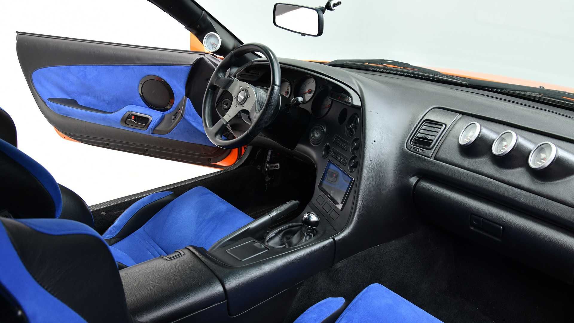 کابین تویوتا سوپرا فیلم سریع و خشن / Fast & Furious Toyota Supra نارنجی رنگ