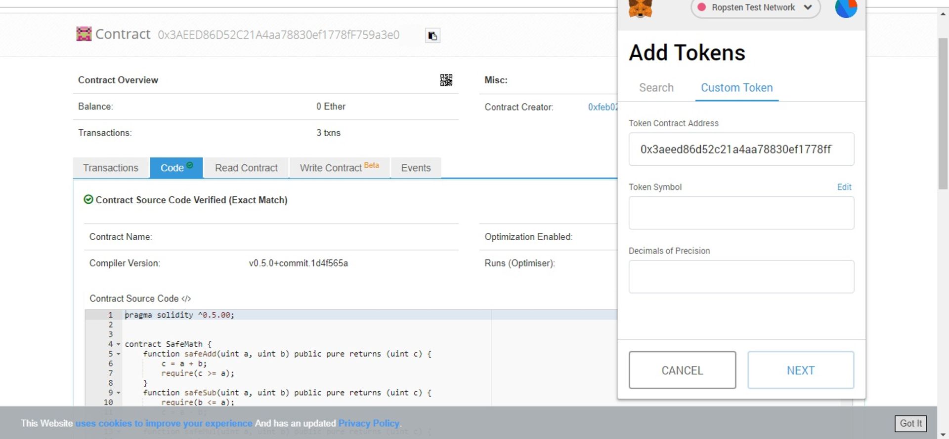ساخت توکن اتریوم 6