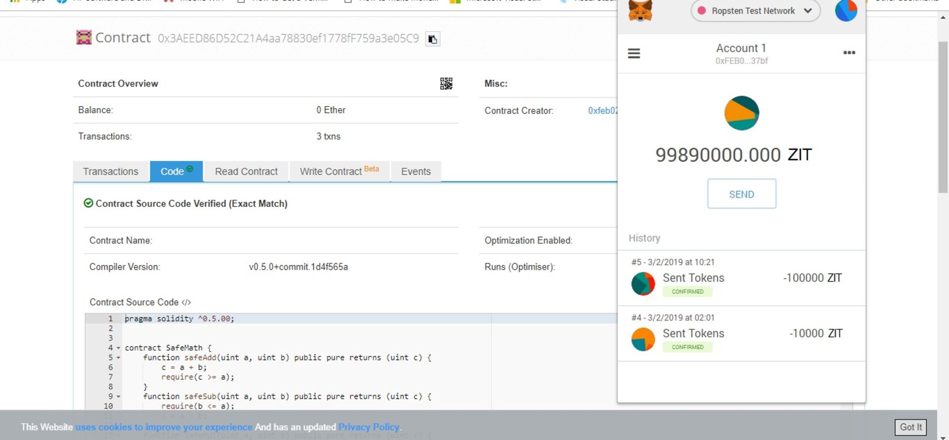 ساخت توکن اتریوم 7