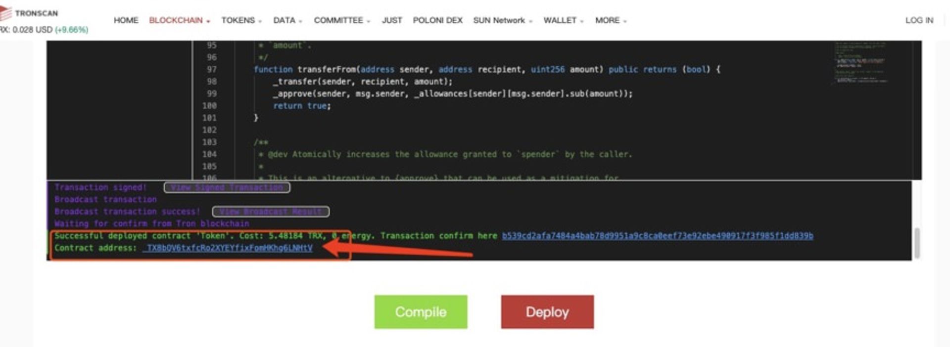آموزش ساخت توکن ترون 11