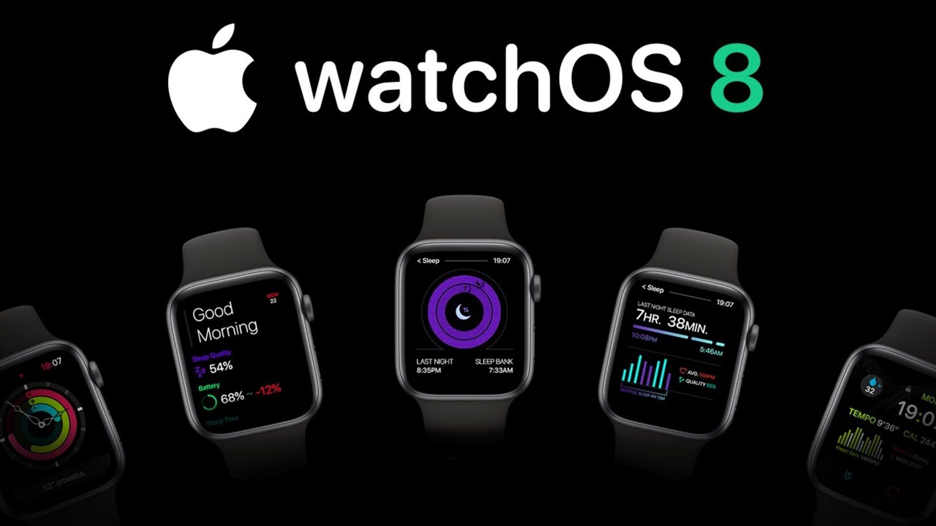 کانسپتی از سیستم‌عامل watchOS 8
