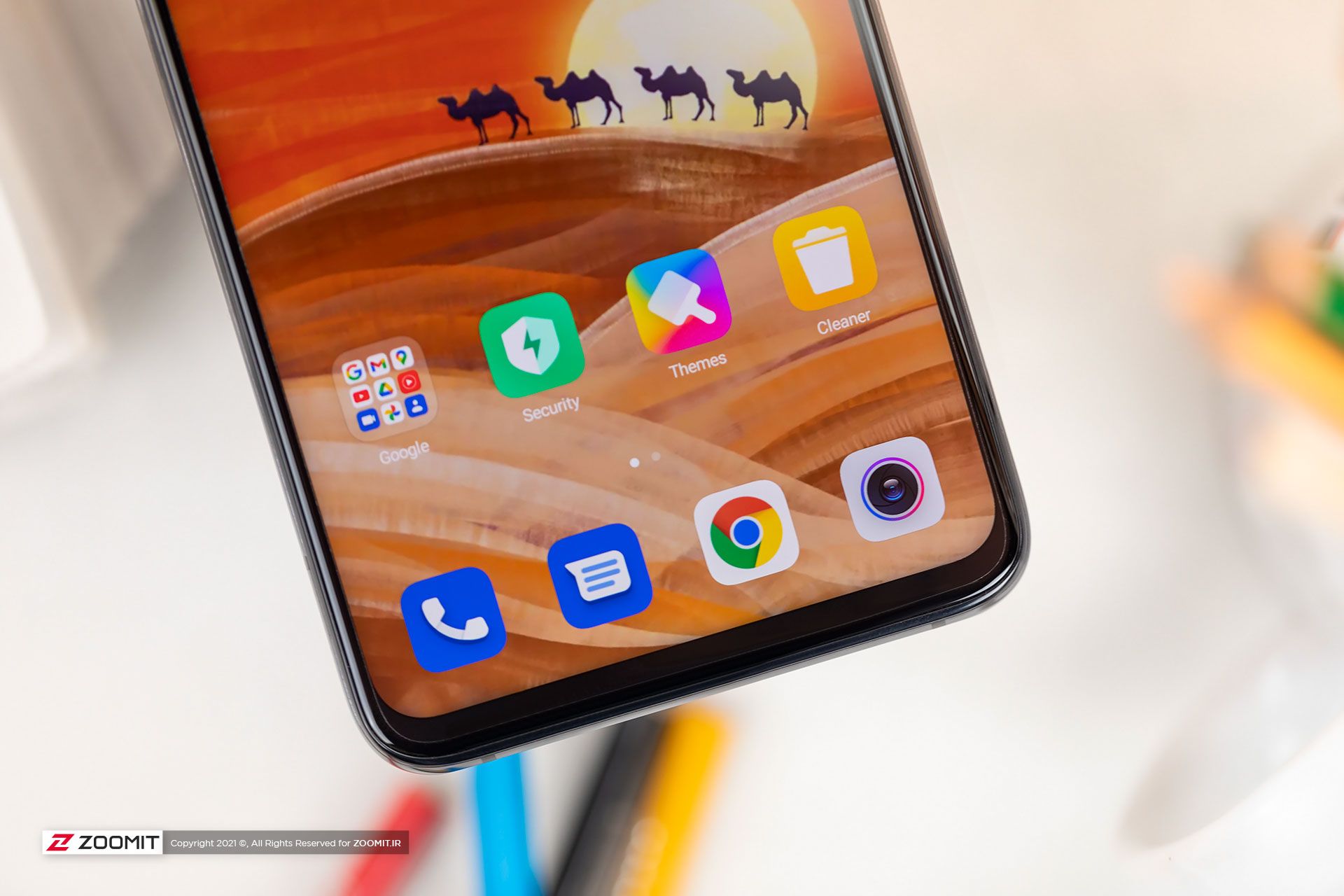 حاشیه پایین صفحه نمایش گوشی شیائومی می 10 تی