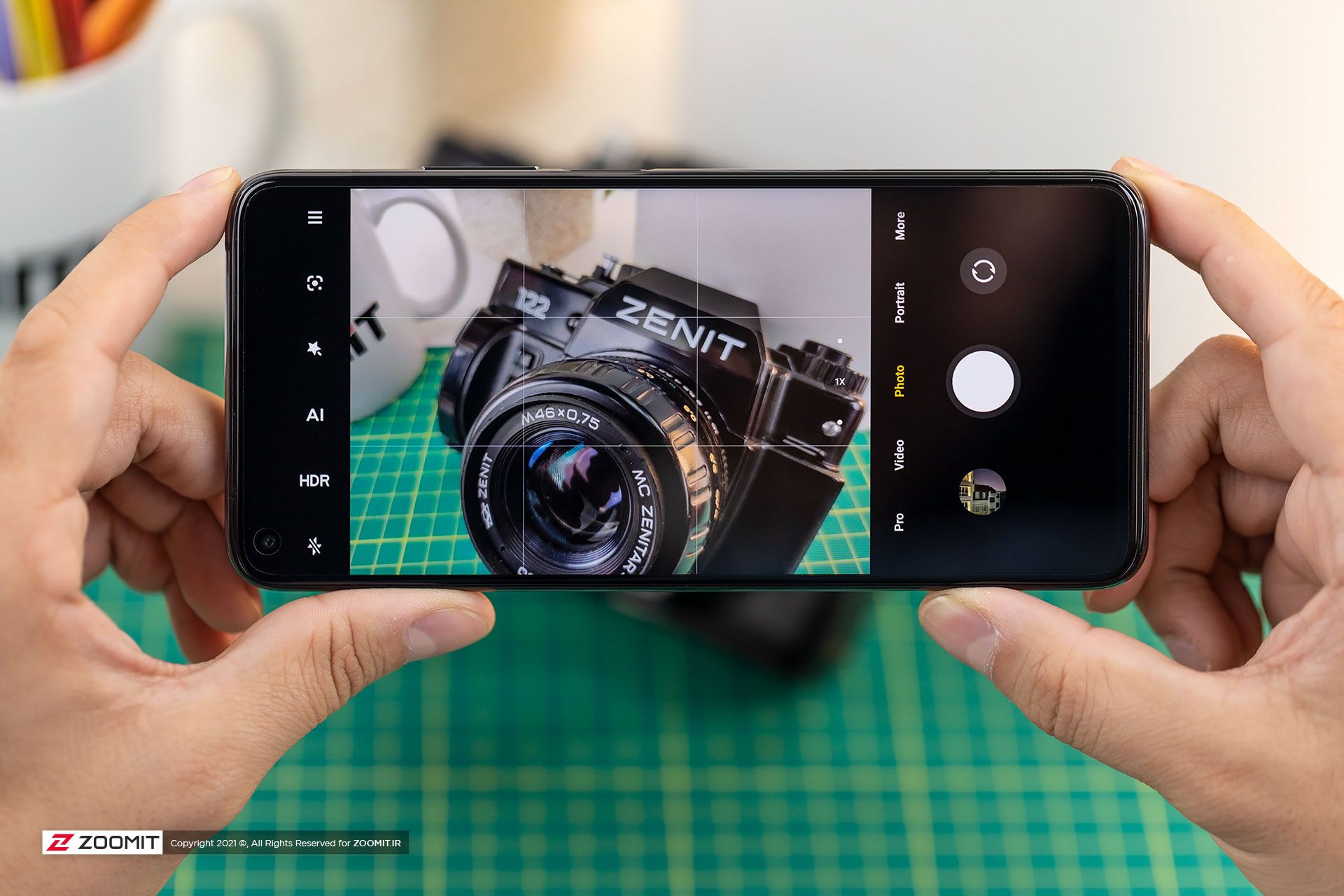 رابط کاربری دوربین گوشی شیائومی می 10 تی