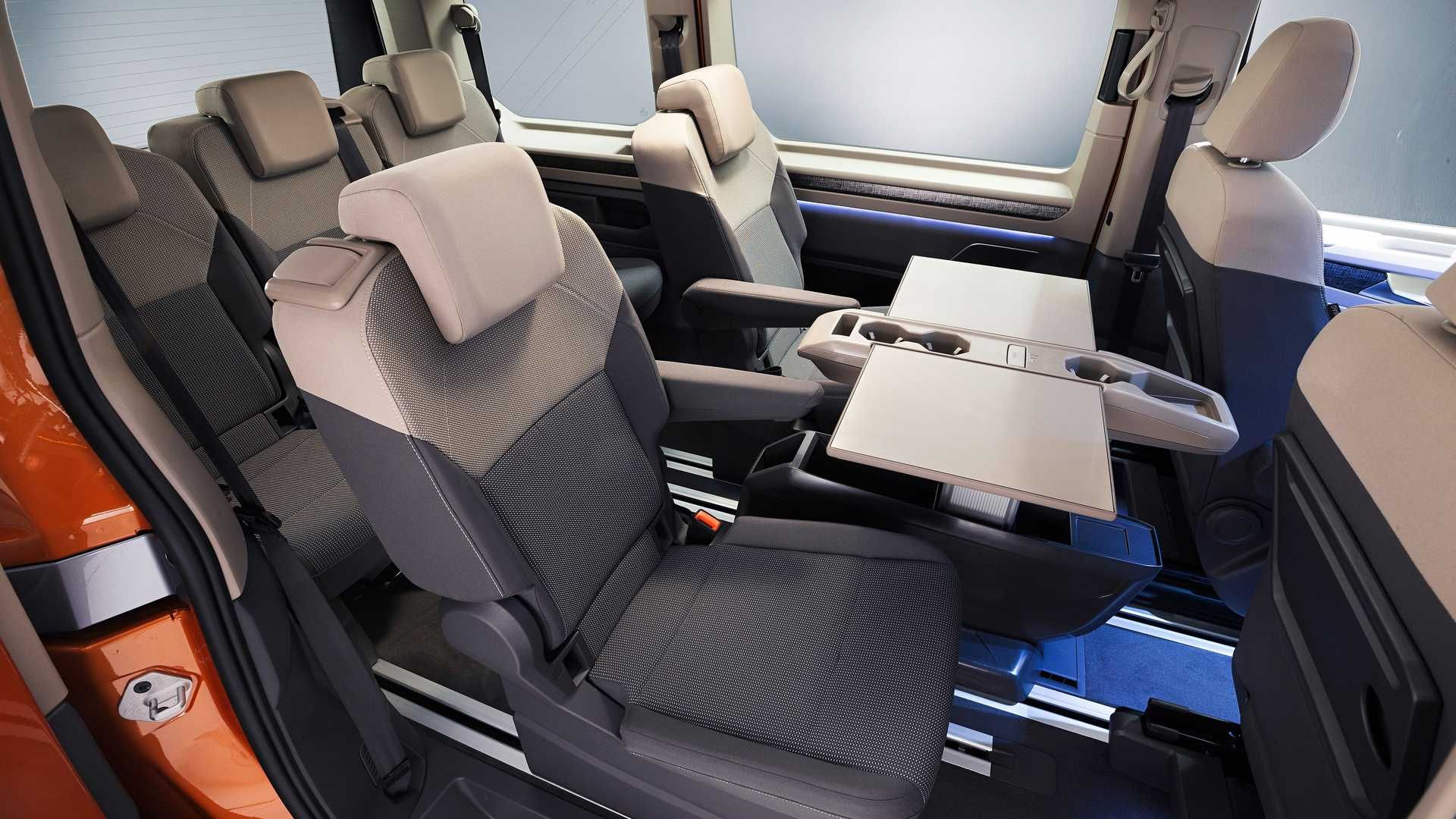 کابین و میز ماژولار ون چندمنظوره فولکس واگن تی 7 / 2022 Volkswagen Multivan T7