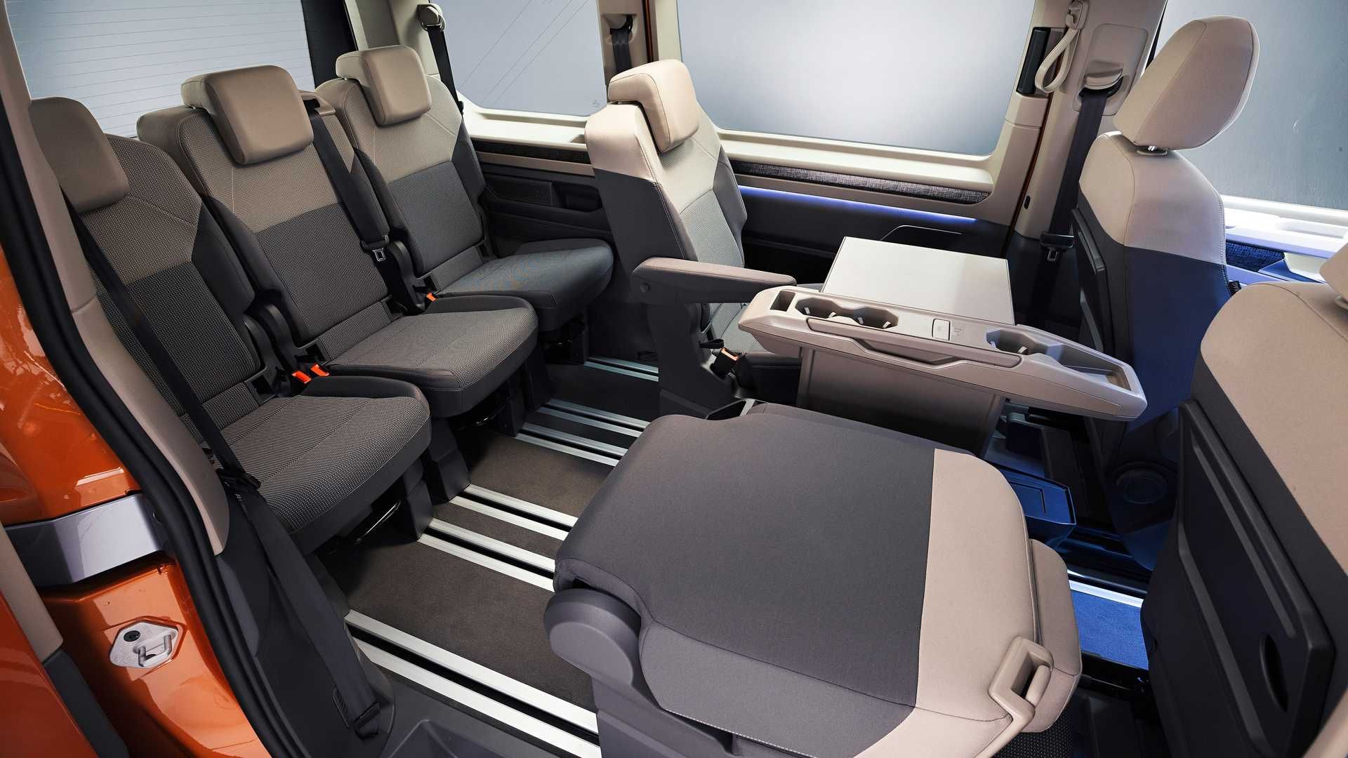 کابین و صندلی ون چندمنظوره فولکس واگن تی 7 / 2022 Volkswagen Multivan T7