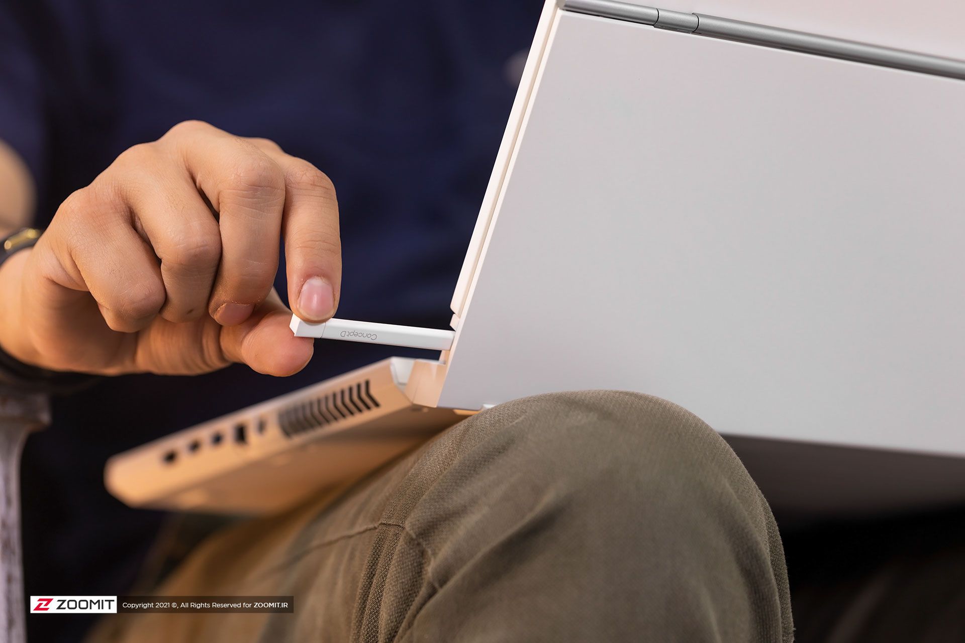 جایگاه قلم لپ تاپ ایسر ConceptD 7 Ezel Pro