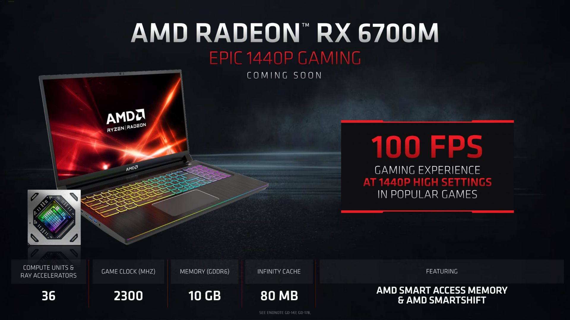 مدل رادئون RX 6700M 
