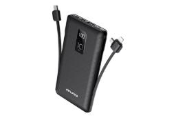 پاور بانک آوی Awei P8K 10000mAh با ظرفیت 10000 میلی‌آمپر ساعت مشکی