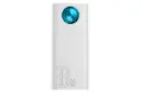 پاور بانک باسئوس Baseus Amblight BS-30KP303 30000mAh با ظرفیت 30000 میلی‌آمپر ساعت سفید