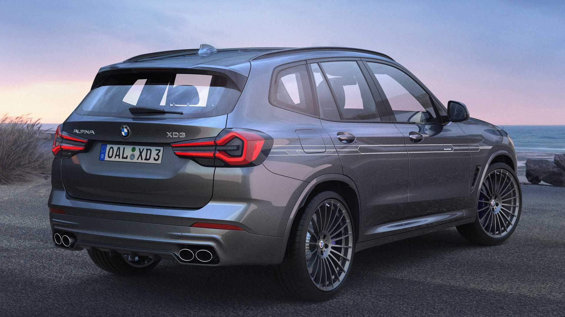 نمای عقب کراس اور بی ام و آلپینا ایکس دی 3 / BMW Alpina XD3