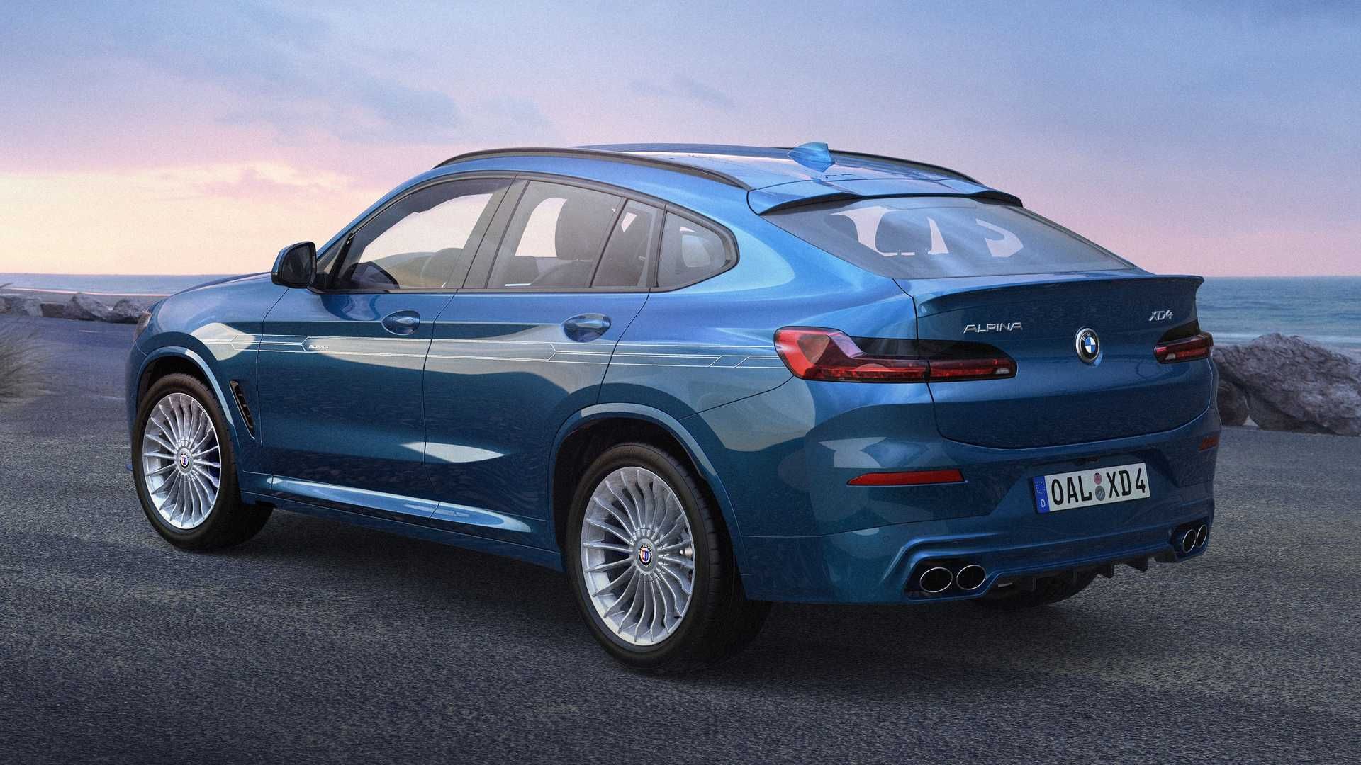نمای عقب کراس اور بی ام و آلپینا ایکس دی 4 / BMW Alpina XD4
