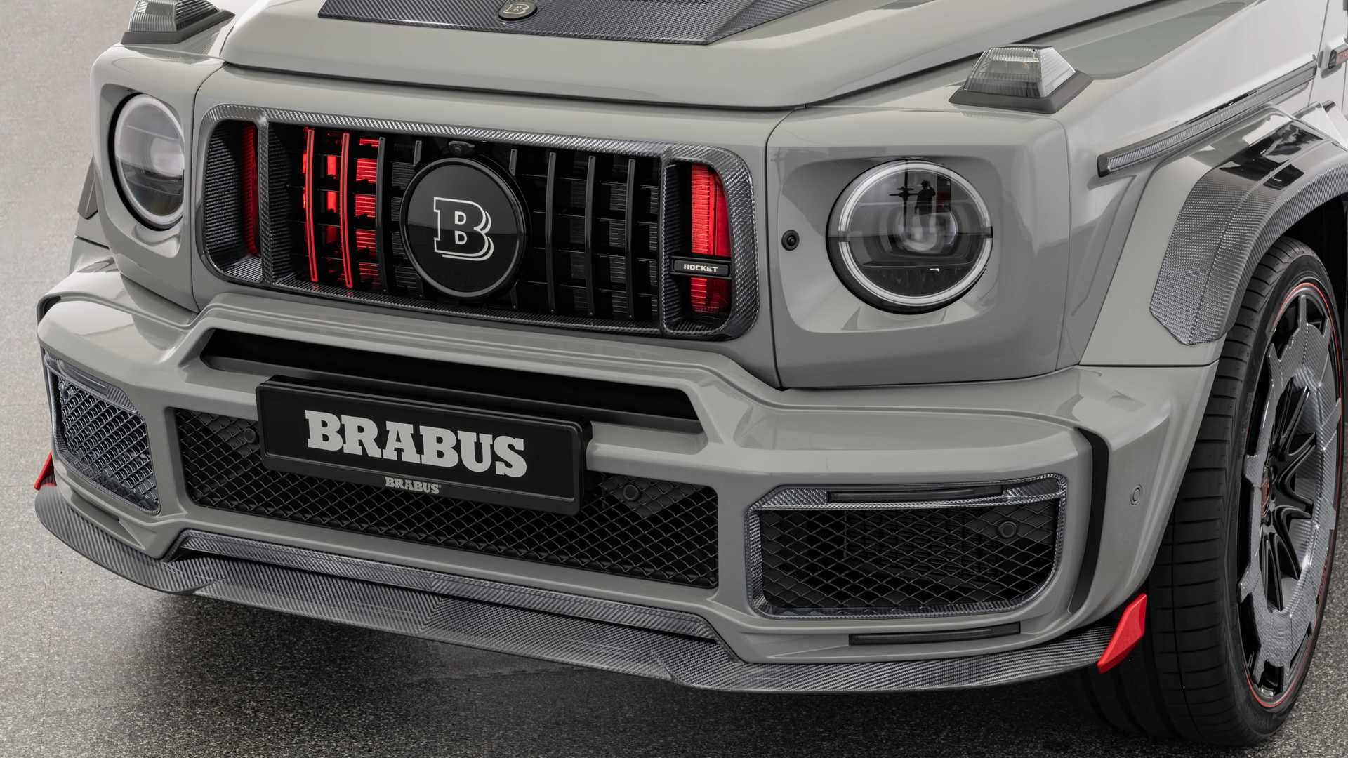 Mercedes AMG G63 Brabus 900 نمای جلو  برابوس راکت  900