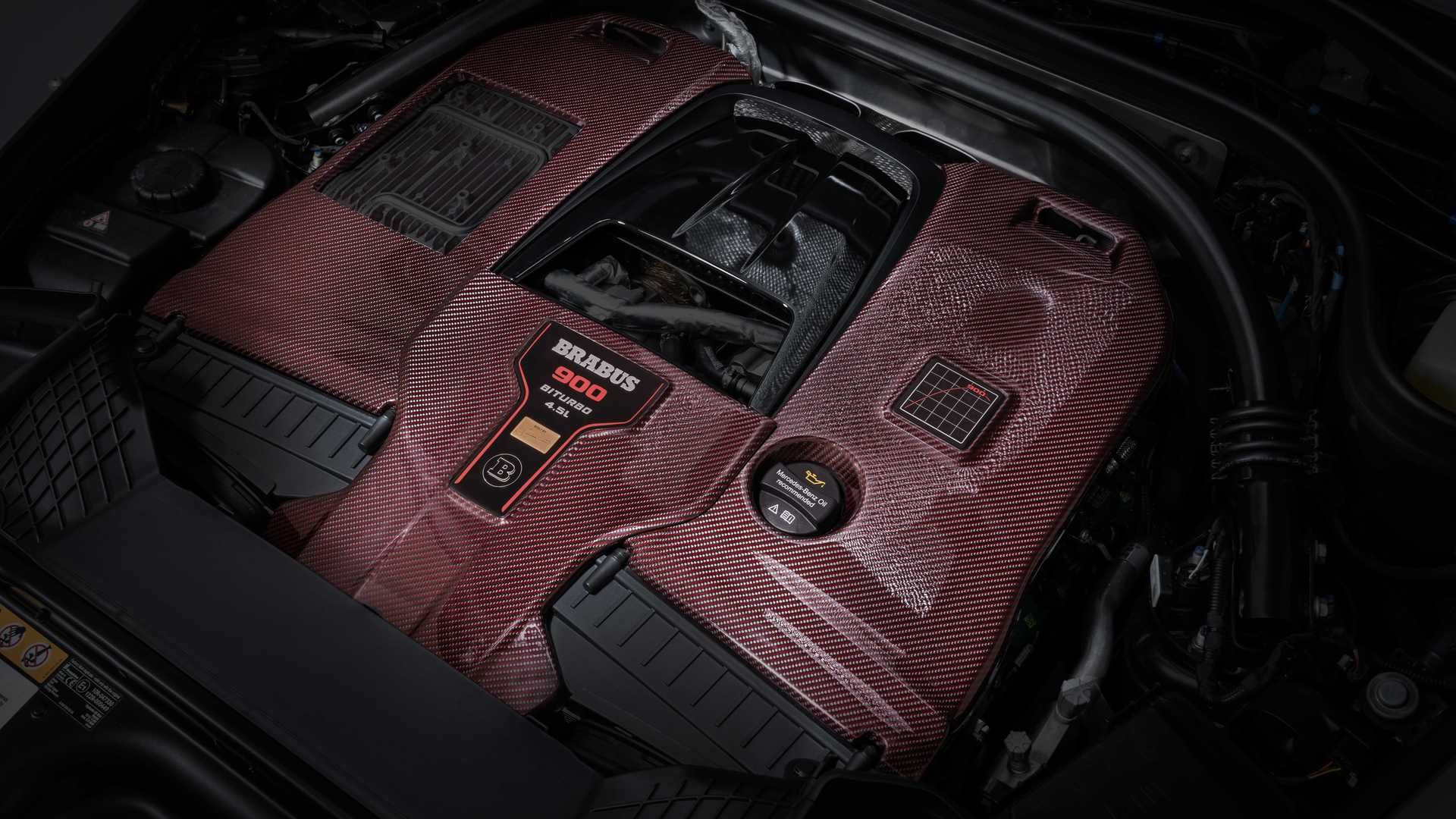 Mercedes AMG G63 Brabus 900 نمای موتور برابوس راکت  900