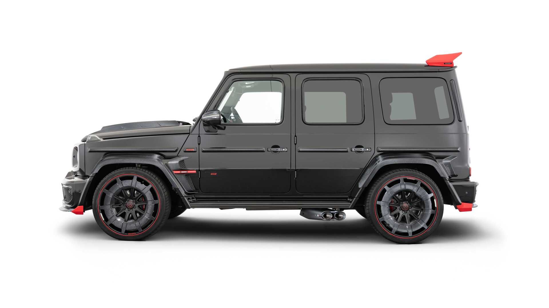 Mercedes AMG G63 Brabus 900 نمای جانبی برابوس راکت  900