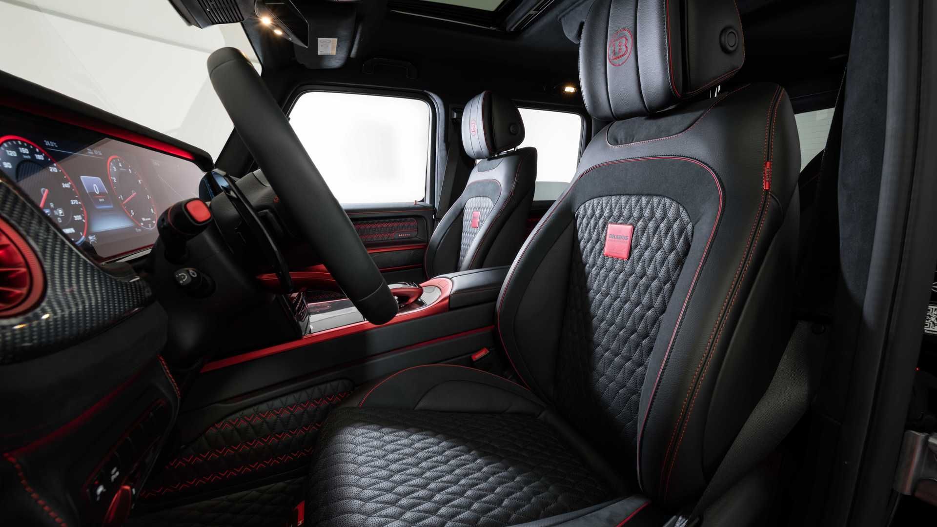 Mercedes AMG G63 Brabus 900 نمای صندلی برابوس راکت  900