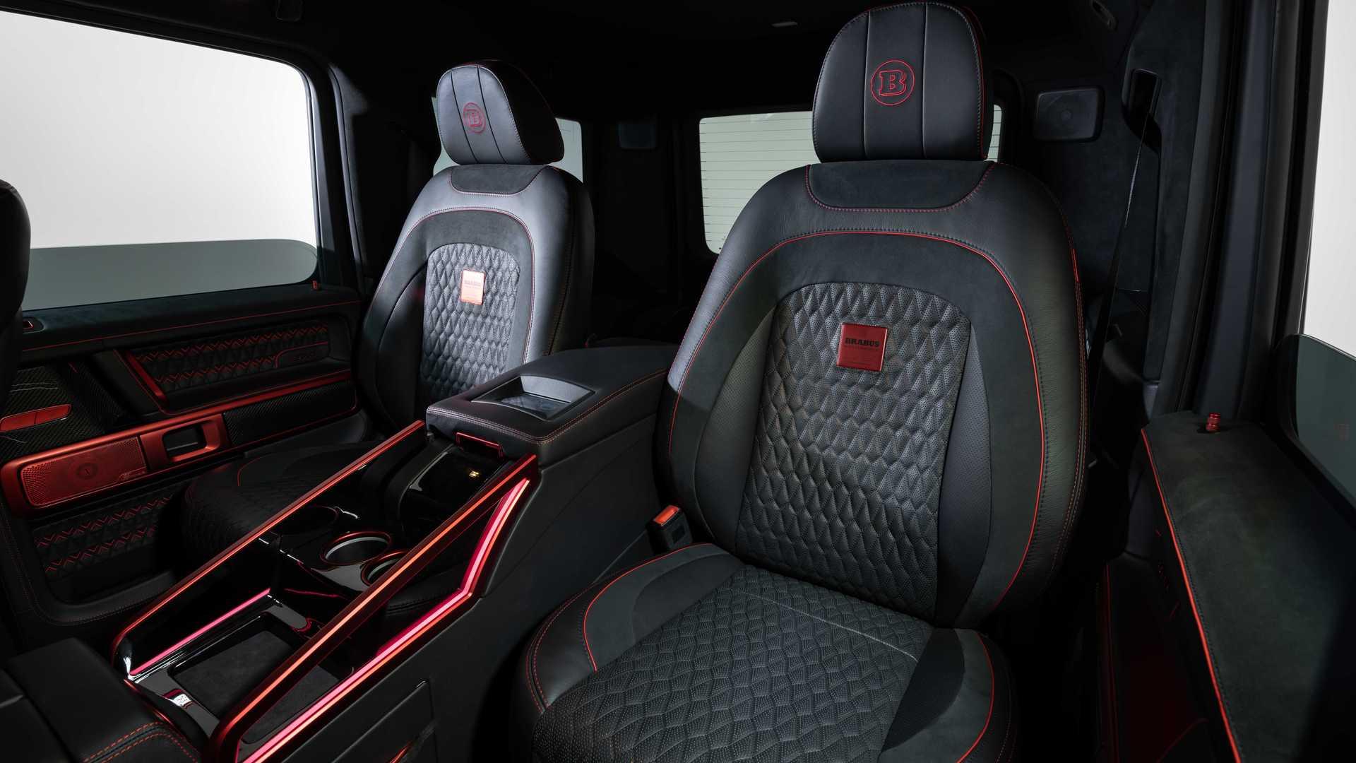 Mercedes AMG G63 Brabus 900 نمای اتاق برابوس راکت  900