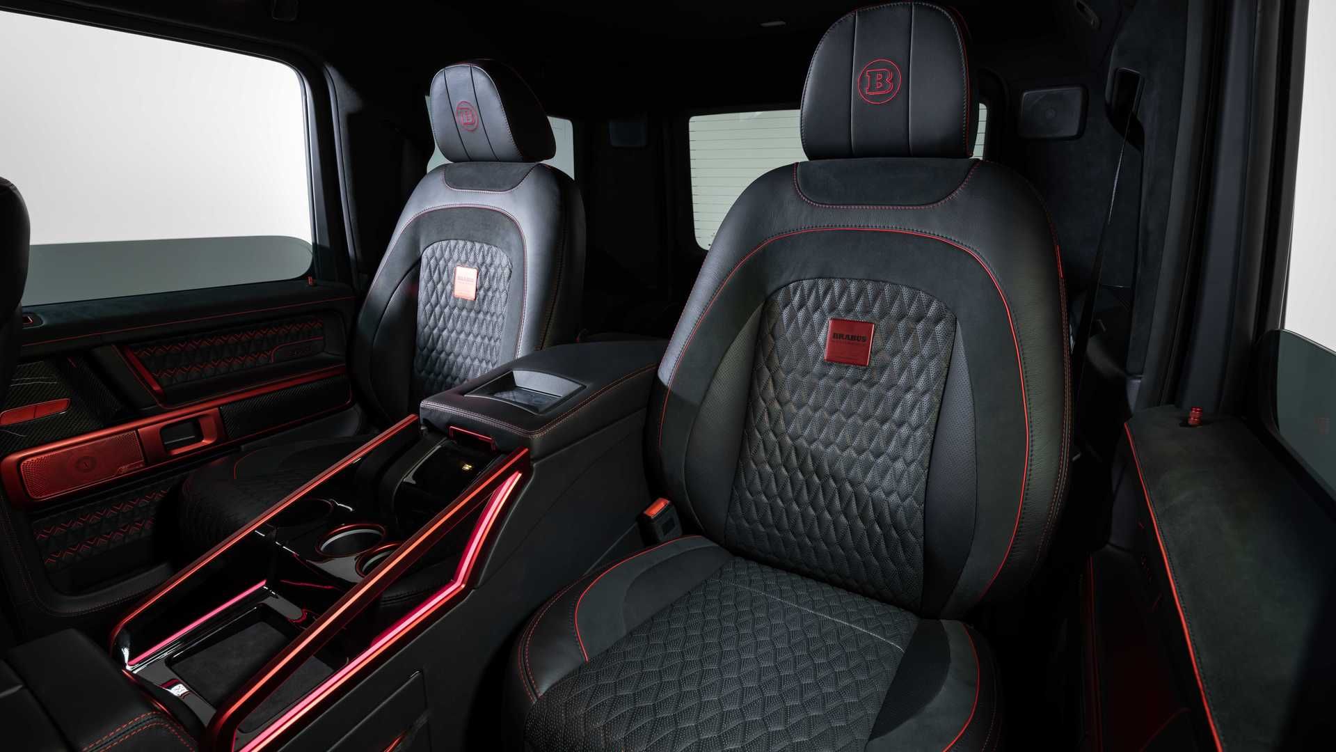 Mercedes AMG G63 Brabus 900 نمای اتاق برابوس راکت  900