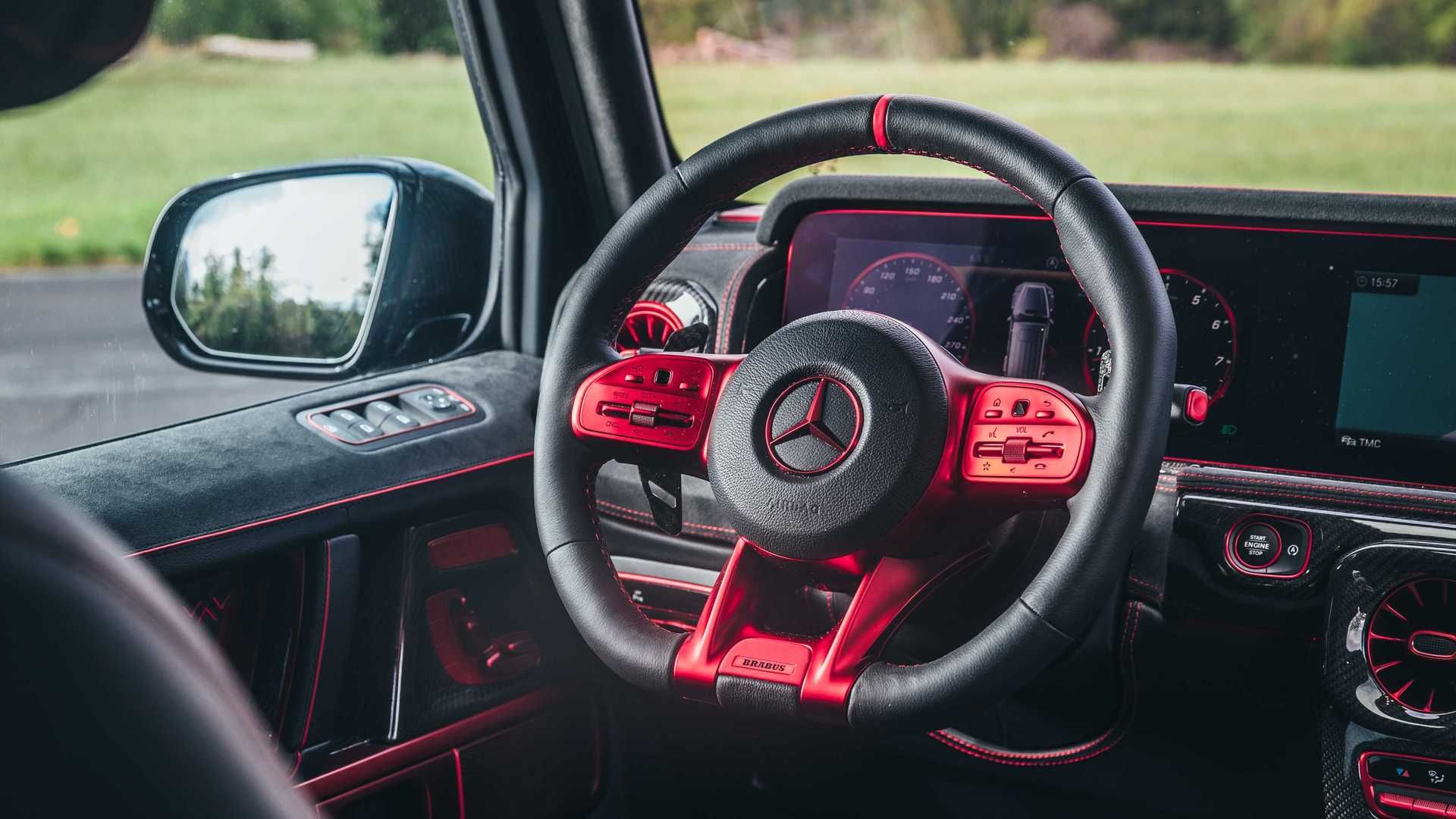 Mercedes AMG G63 Brabus 900 نمای فرمان برابوس راکت  900