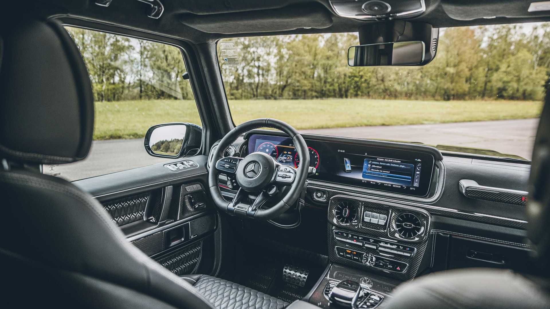 Mercedes AMG G63 Brabus 900 نمای داشبورد برابوس راکت  900