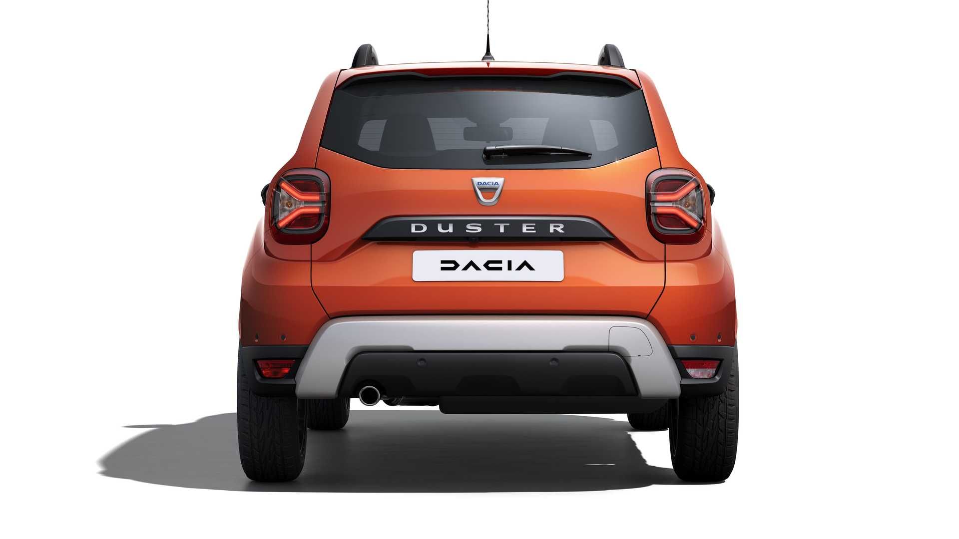 نمای عقب کراس اور رنو داچیا داستر / 2022 Dacia Duster نارنجی رنگ