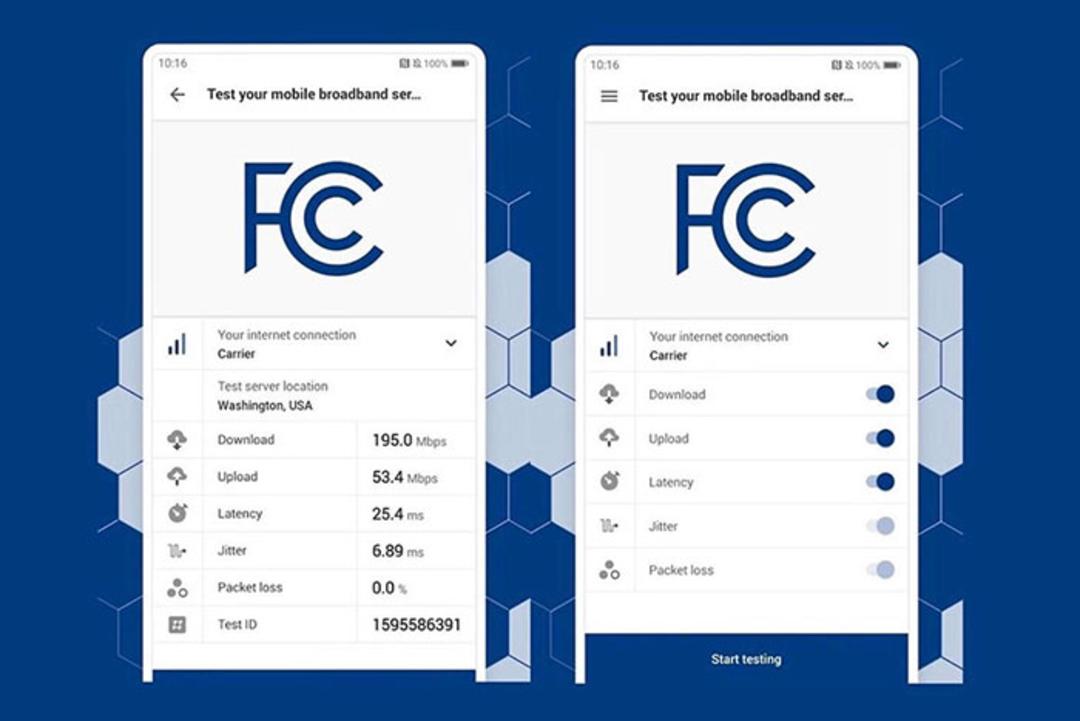 اپلیکیشن تست FCC