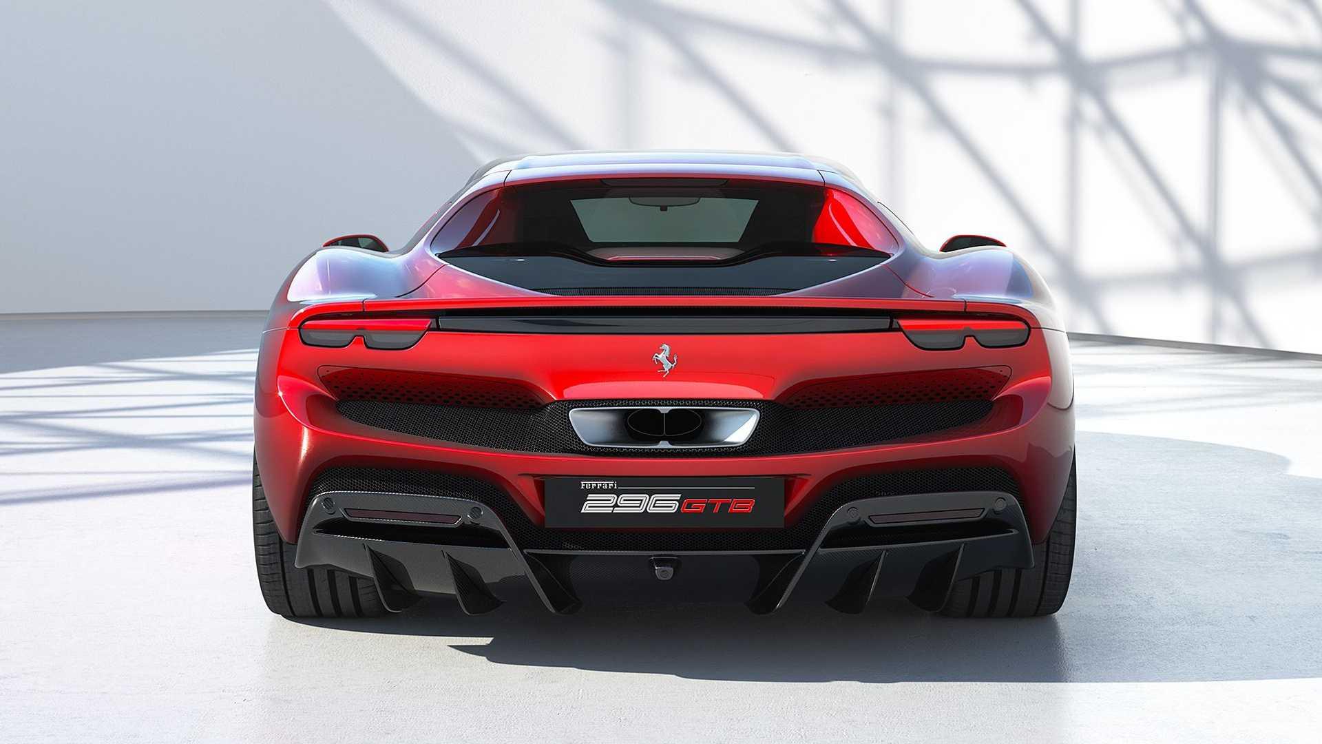 Ferrari 256 GTB نمای پشت فراری 256 پلاگین هیبرید