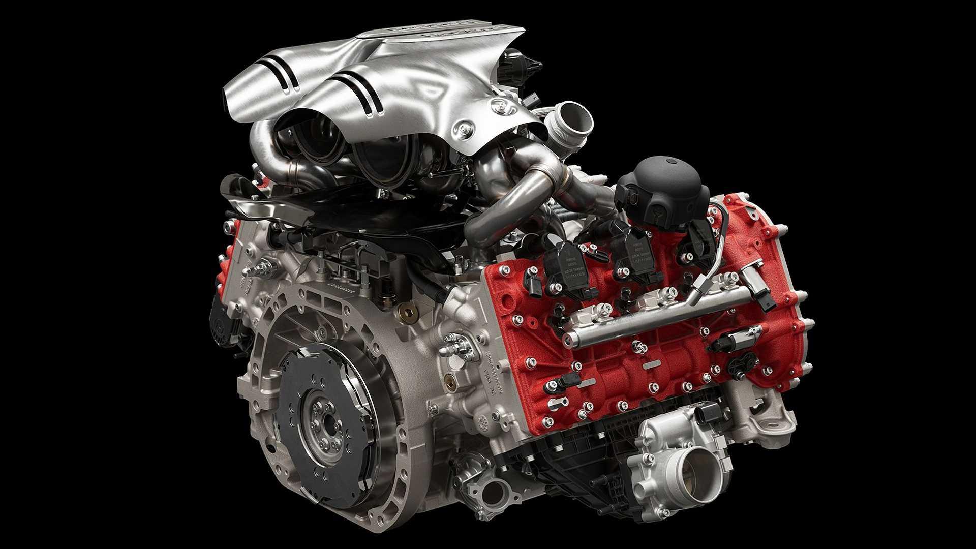 Ferrari 256 GTB نمای پیشرانه فراری 256 پلاگین هیبرید