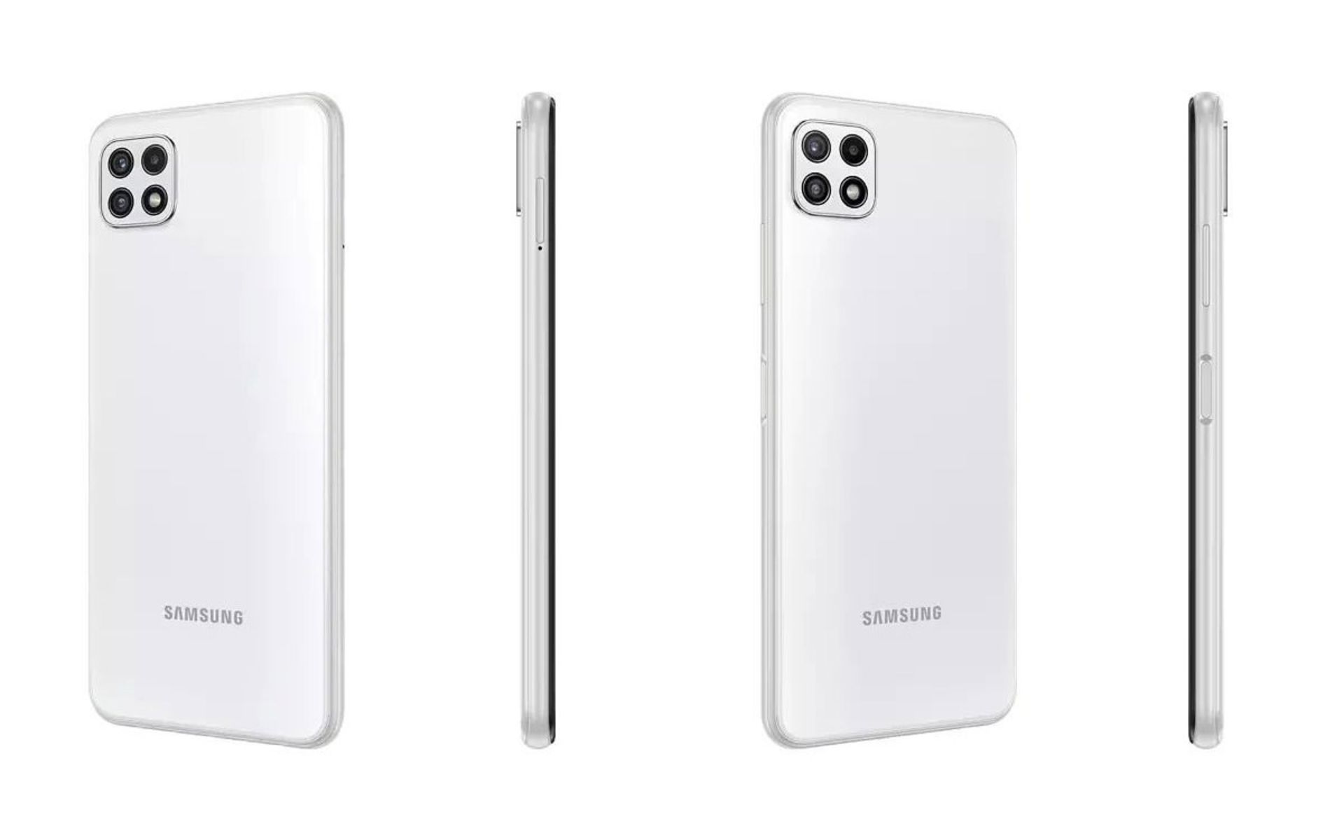 نمای پشت و کنار گلکسی ای ۲۲ فایوجی