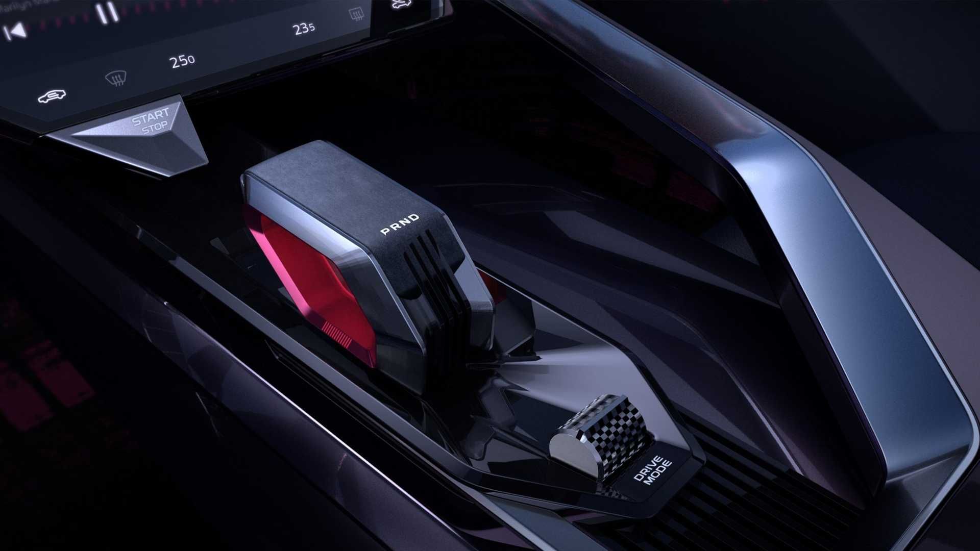 کنسول مرکزی خودروی مفهومی جیلی ویژن استاربرست / Geely Vision Starburst Concept